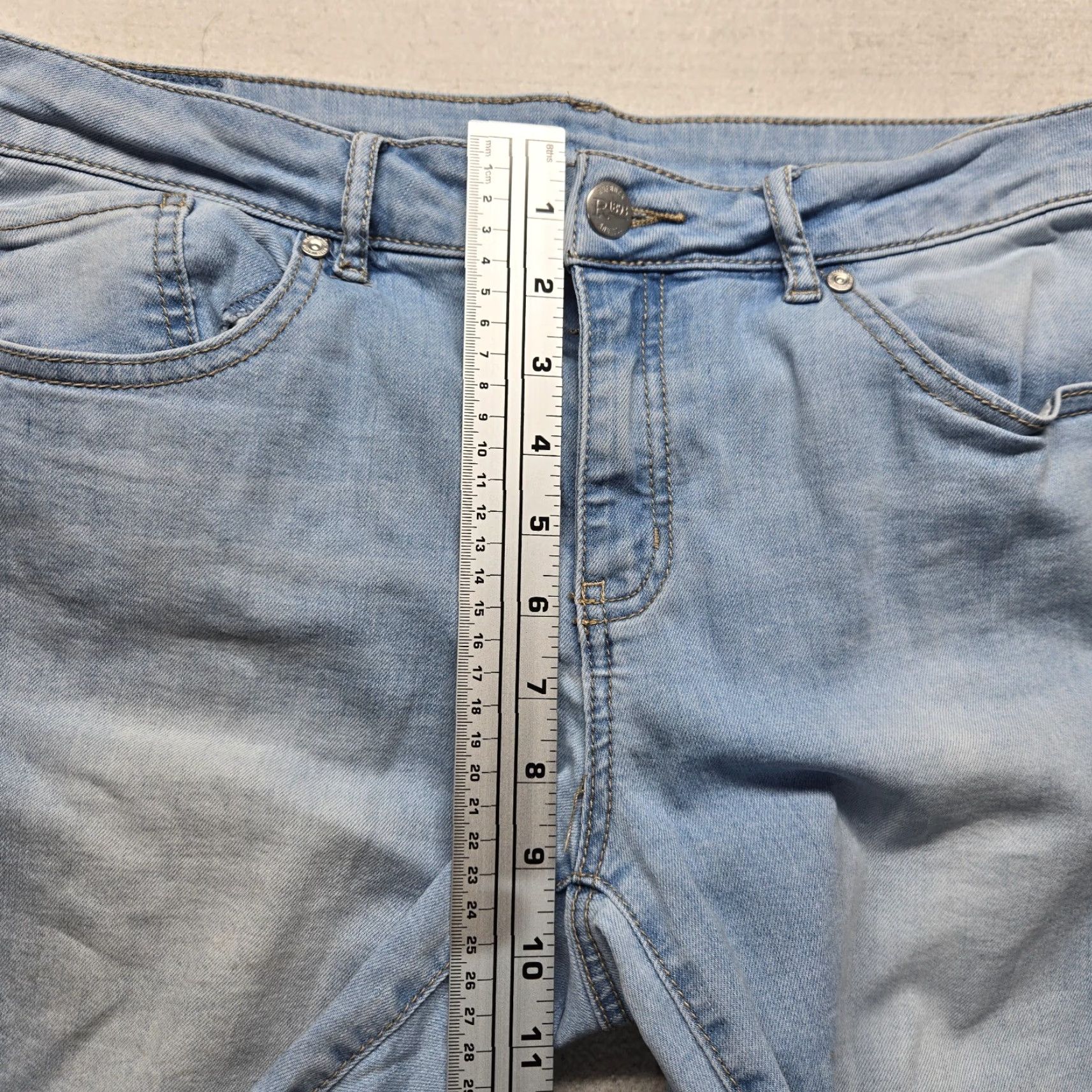 Denime Roebuck & Co. R1893 Jeans Jegging Blue 12 Women 5-Pocket Denim Pants Adult Regular Mid Rise Casual Size 34" / US 12 / IT 48 - 5 Thumbnail