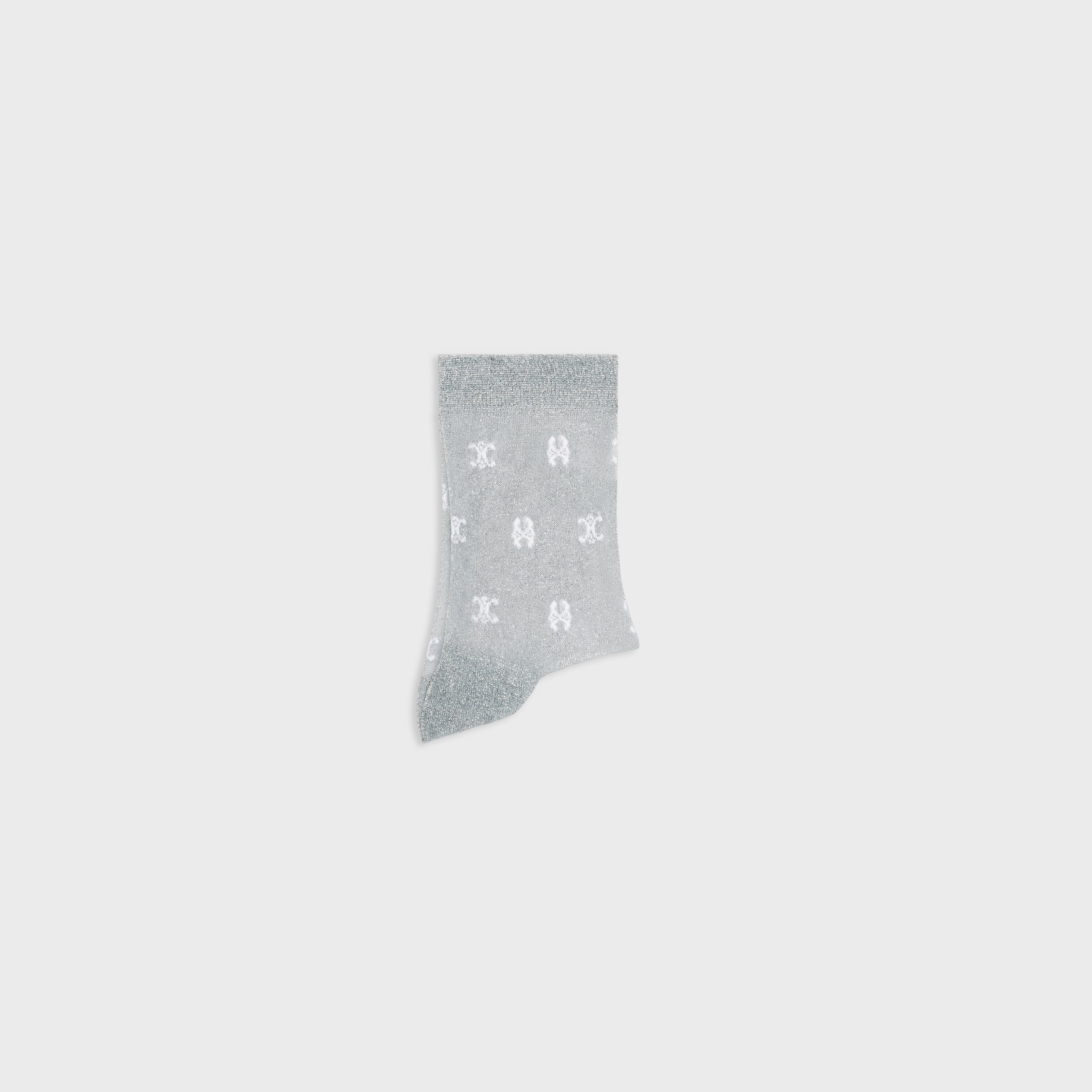 Celine o1bcso1str0925 2ADOX918Z Size: OS / Monogram Lurex Socks Size ONE SIZE - 2 Thumbnail