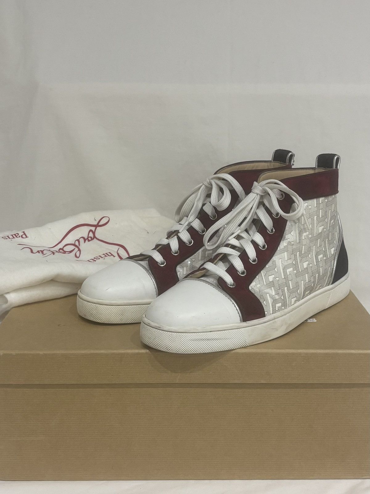 Christian Louboutin Christian louboutin high top sneakers Size US 7.5 / EU 40-41 - 1 Thumbnail