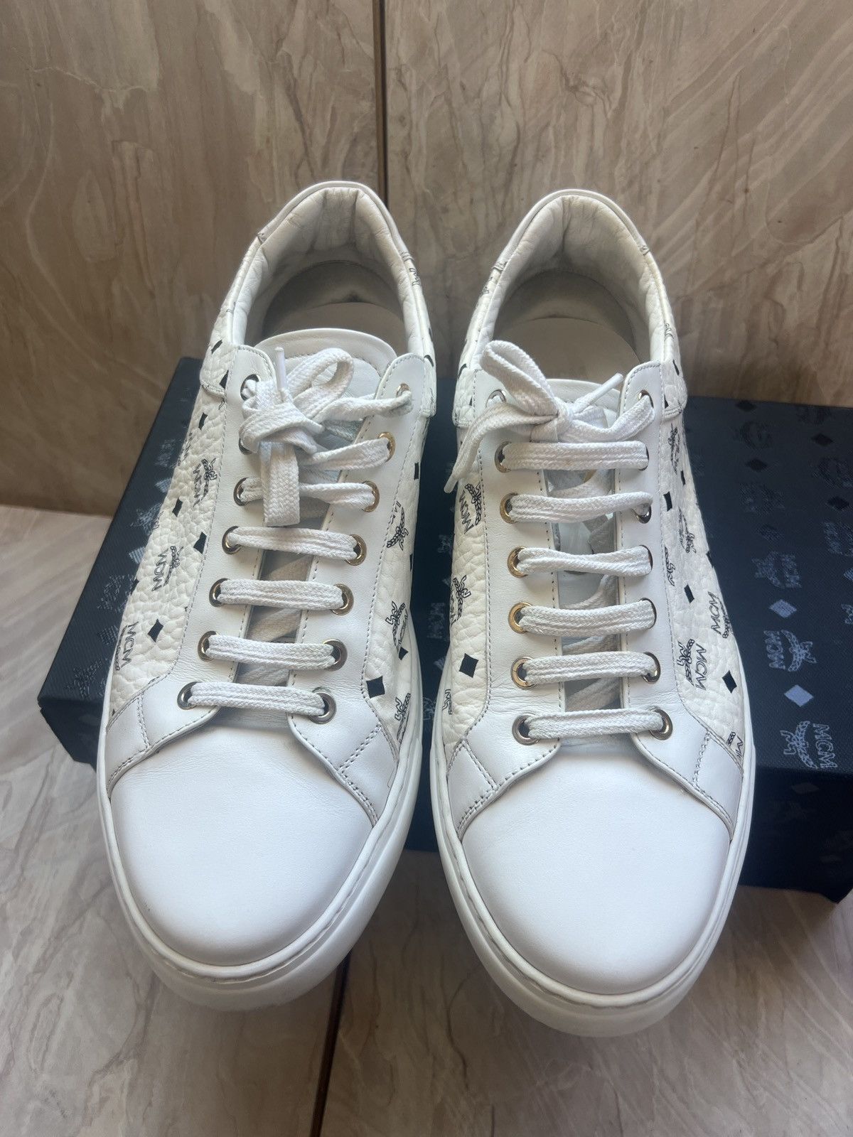 MCM MCM Terrain Lo Visetos Sneakers Size US 12 / EU 45 - 5 Thumbnail