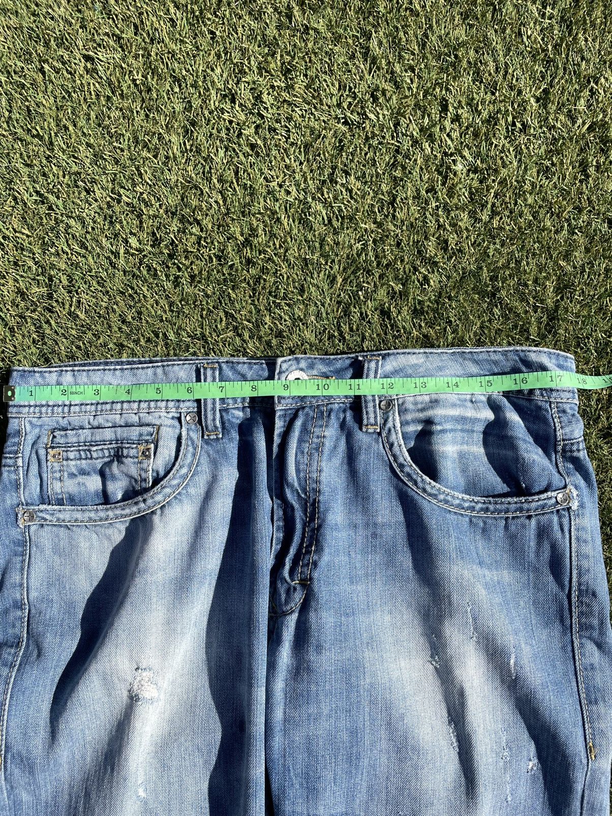 Buffalo David Bitton Buffalo David Bitton Jeans Mens Blue Light Wash 34 x 32 Size US 34 / EU 50 - 5 Thumbnail