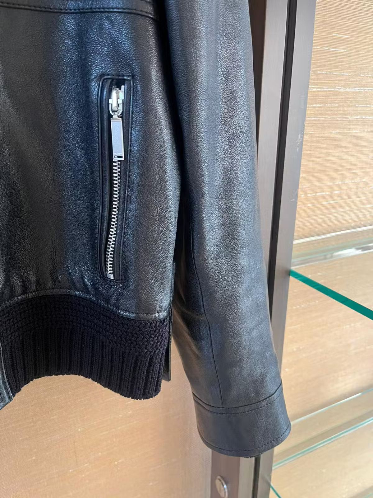 Saint Laurent Paris Shearling Collar Leather Jacket in Black Size US S / EU 44-46 / 1 - 16 Thumbnail