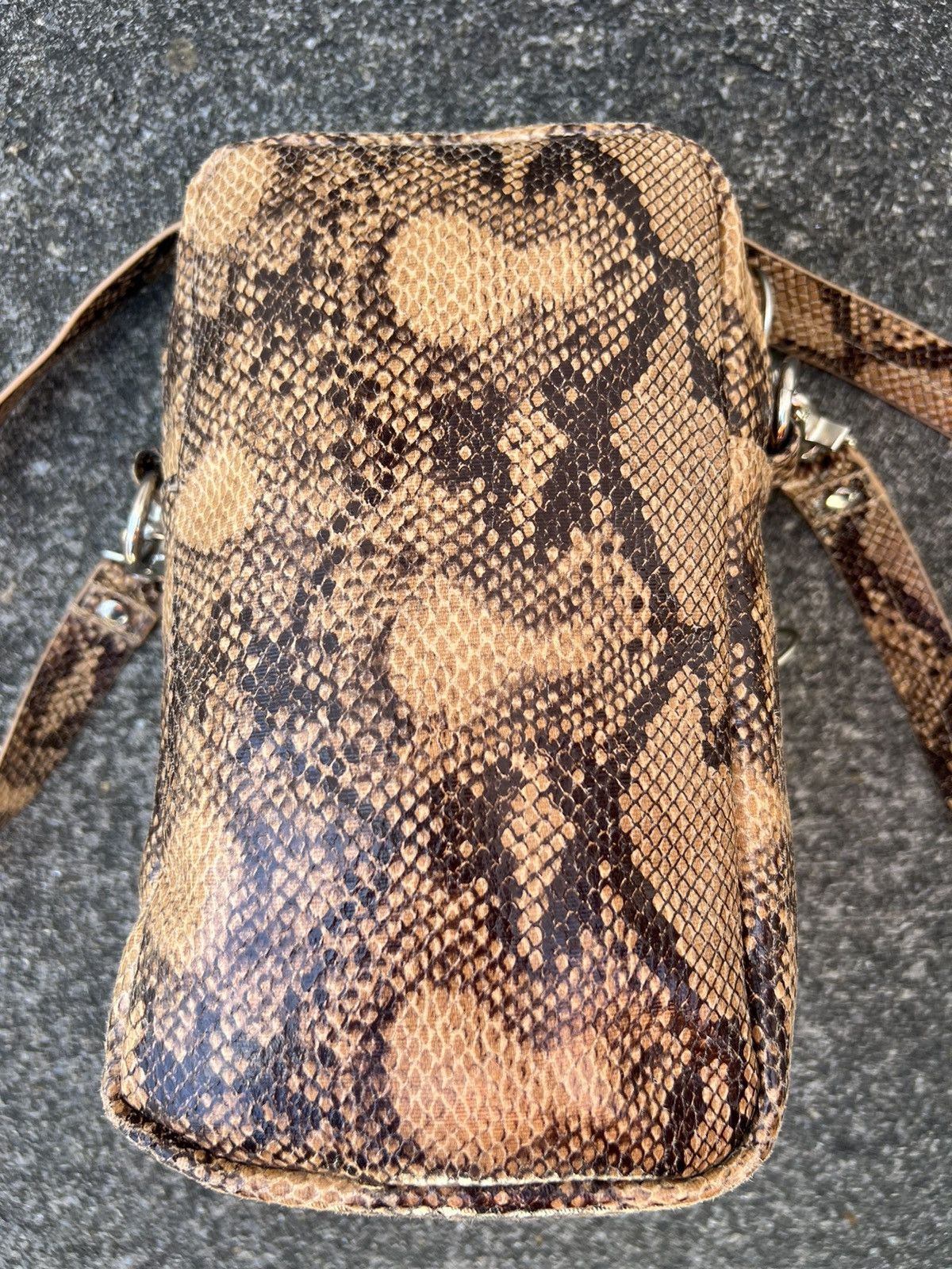 Leather Control Freak Japan Snake Skin Leather Sling Bag Size ONE SIZE - 17 Thumbnail