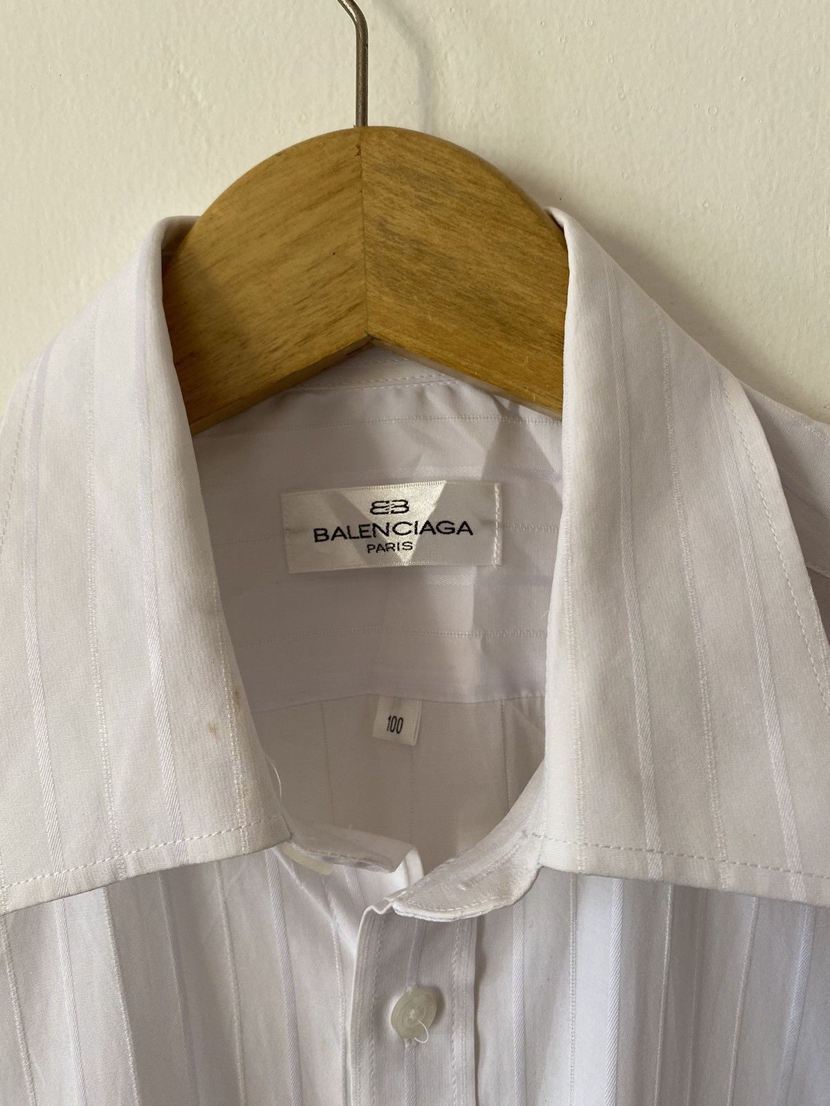 Vintage 90s Balenciaga paris button up shirt Size US L / EU 52-54 / 3 - 4 Thumbnail
