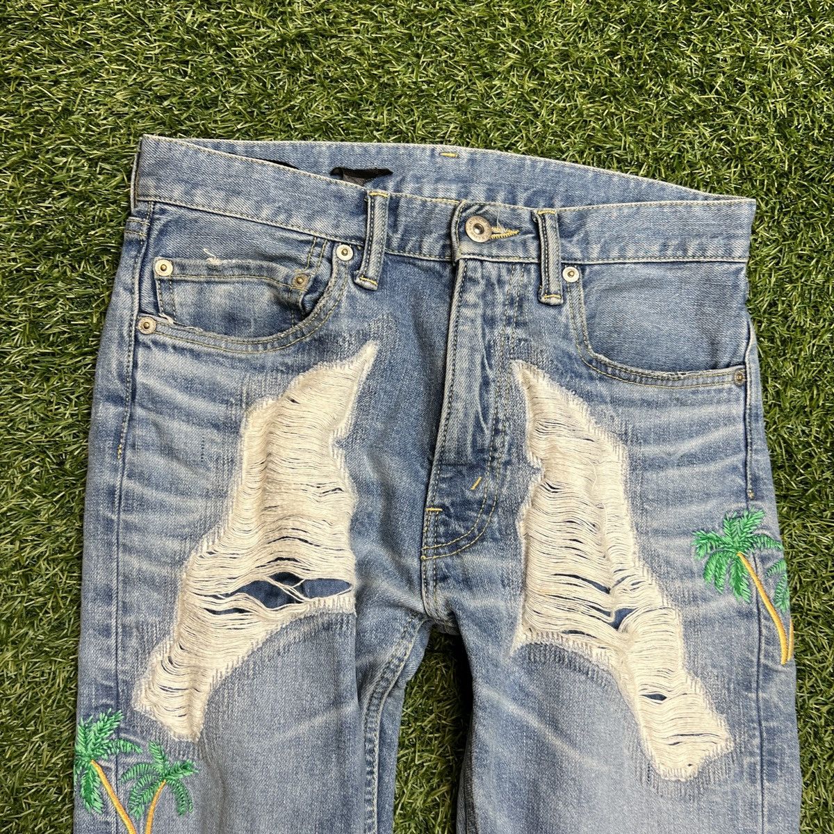 Vlone Vlone palm tree denim Size US 29 - 4 Thumbnail
