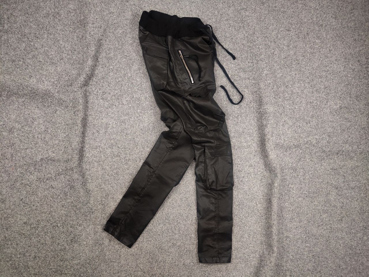 Vagabond Vagabond Black Slim Multipocket Cargo Pants Rick owens style Size US 34 / EU 50 - 1 Thumbnail