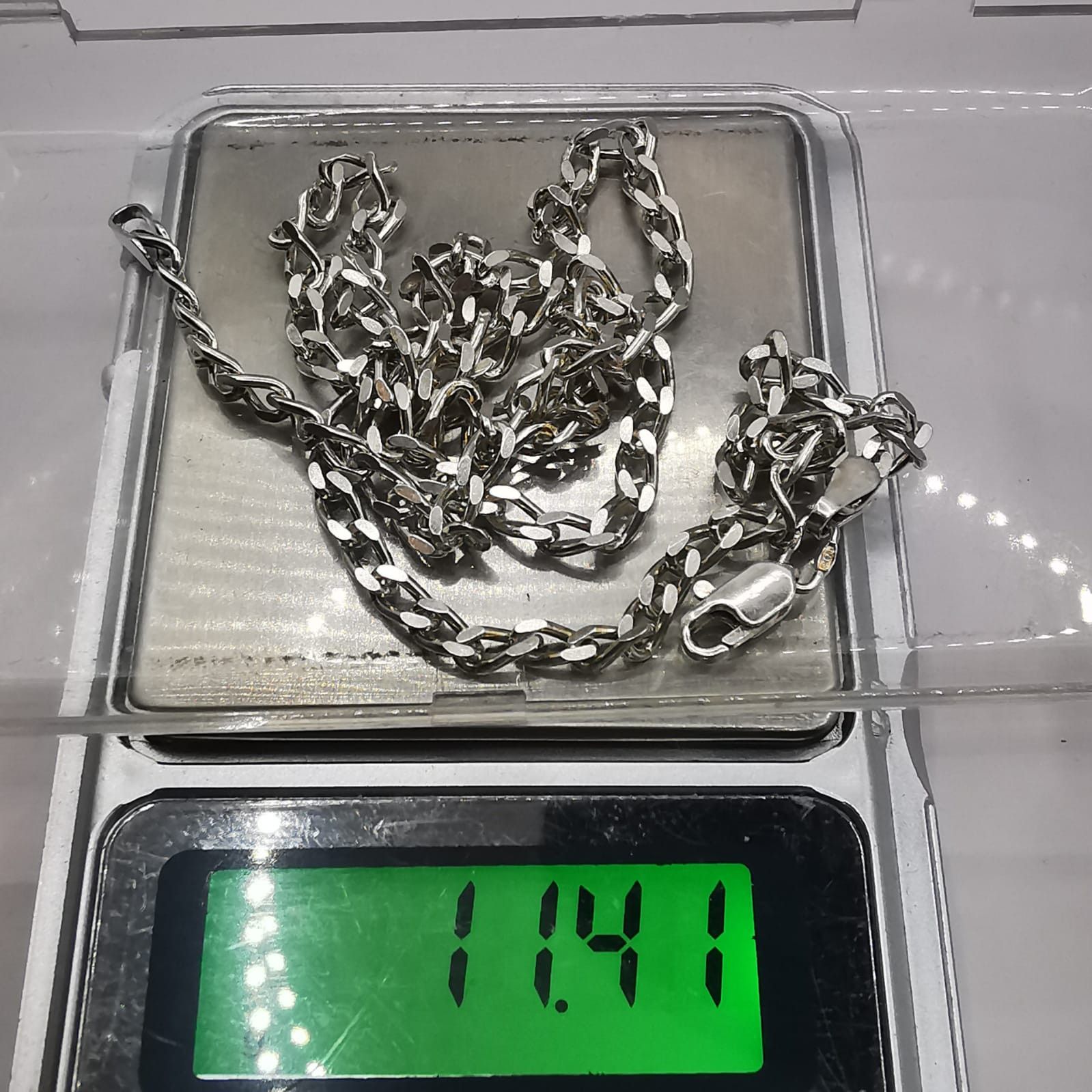Sterling Silver Vintage Chain,925 Sterling Silver,Signed ,Handmade 11,41g Size ONE SIZE - 6 Thumbnail