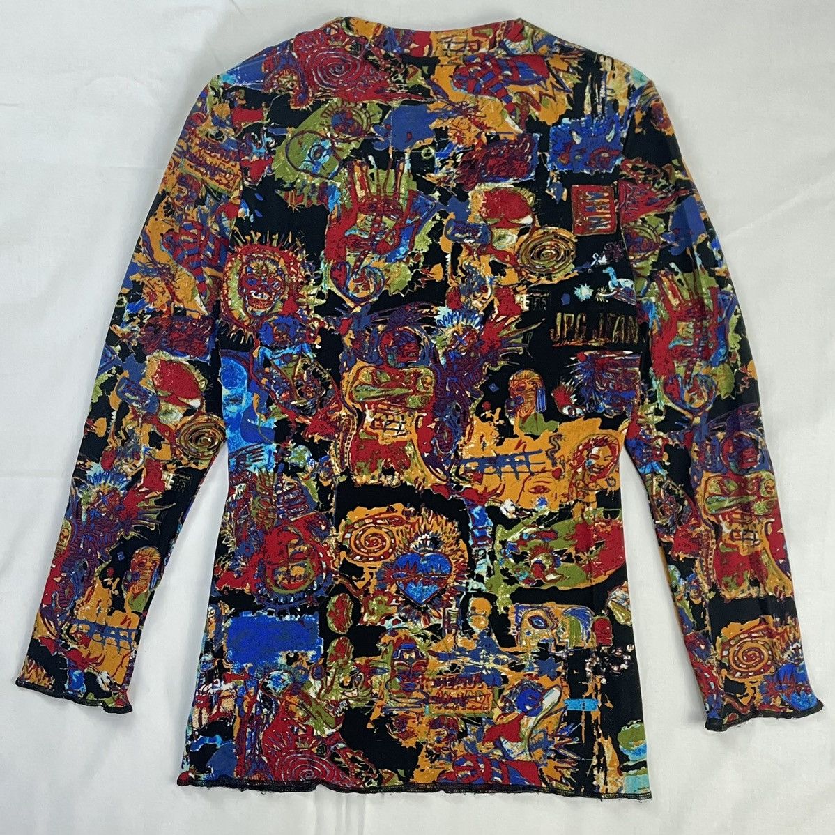 Jean Paul Gaultier SS2000 Jean Paul Gaultier Basquiat Elastic T-Shirt Vintage Size US M / EU 48-50 / 2 - 5 Thumbnail