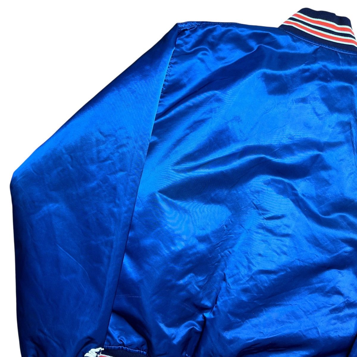 Starter Vintage 1980s NCAA Auburn Tigers Starter Satin Bomber Jacket Size US XL / EU 56 / 4 - 24 Thumbnail