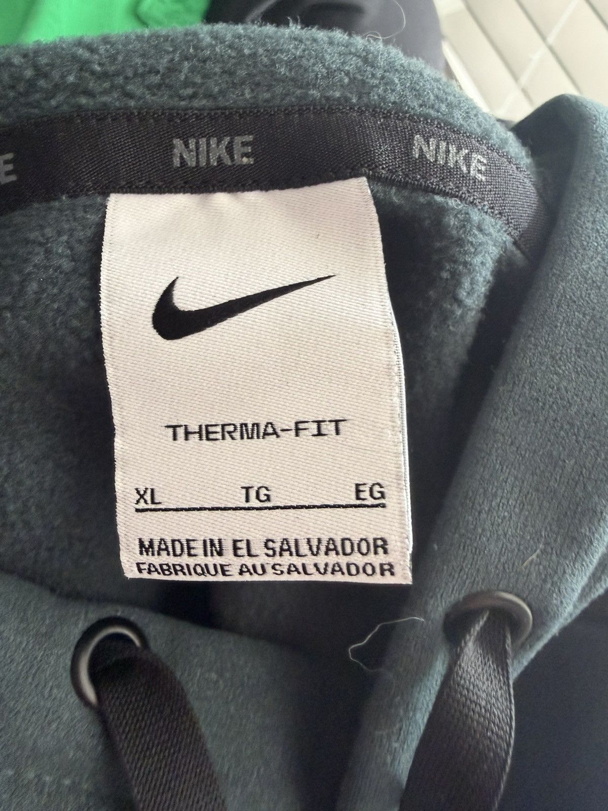 Nike Nike Therma-FIT Hooded Fitness Sweatshirt Green Size XL Size US XL / EU 56 / 4 - 8 Thumbnail