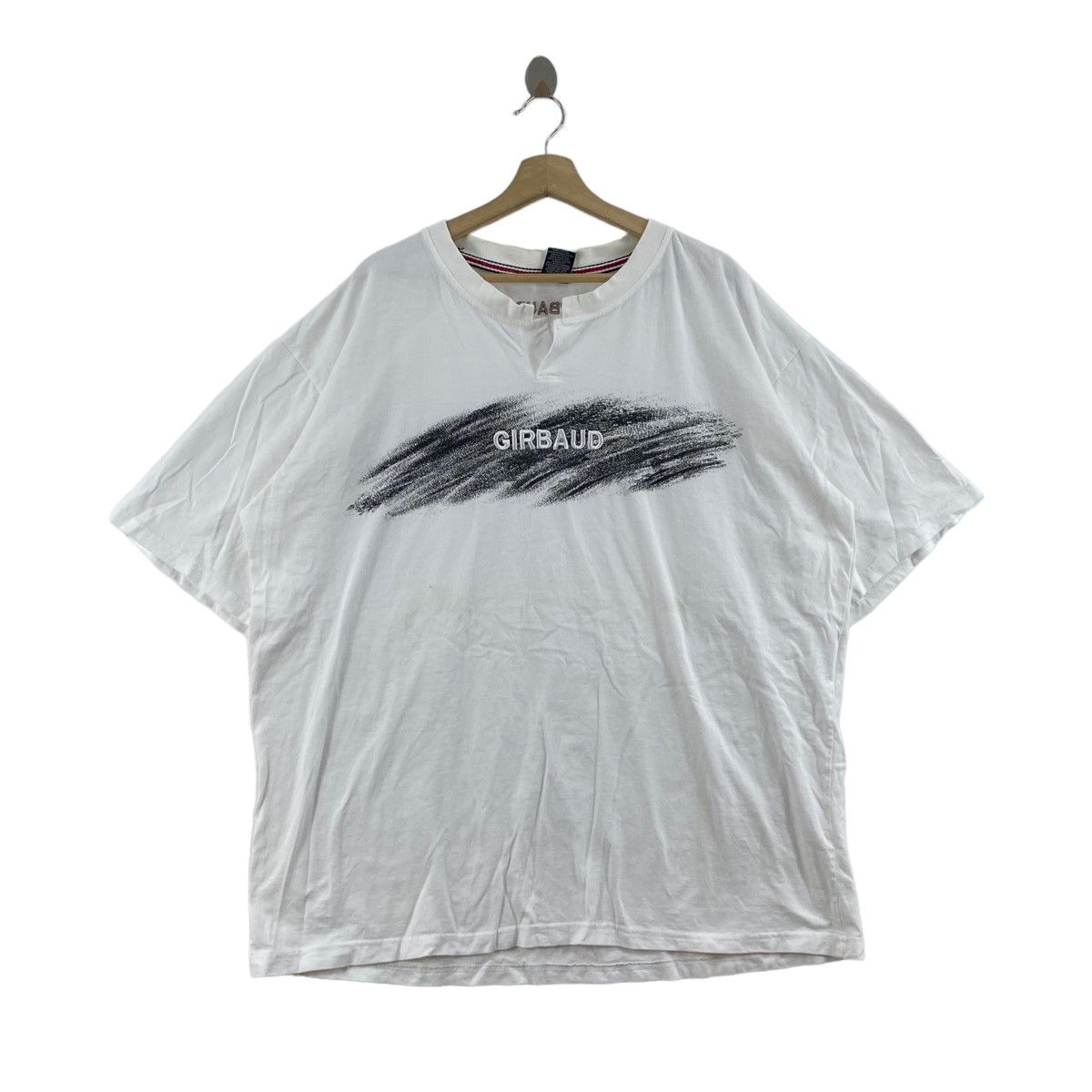 Marithe + Francois Girbaud MARITHÉ FRANÇOIS GIRBAUD Embroidered Brand Oversize White Size US XXL / EU 58 / 5 - 1 Thumbnail