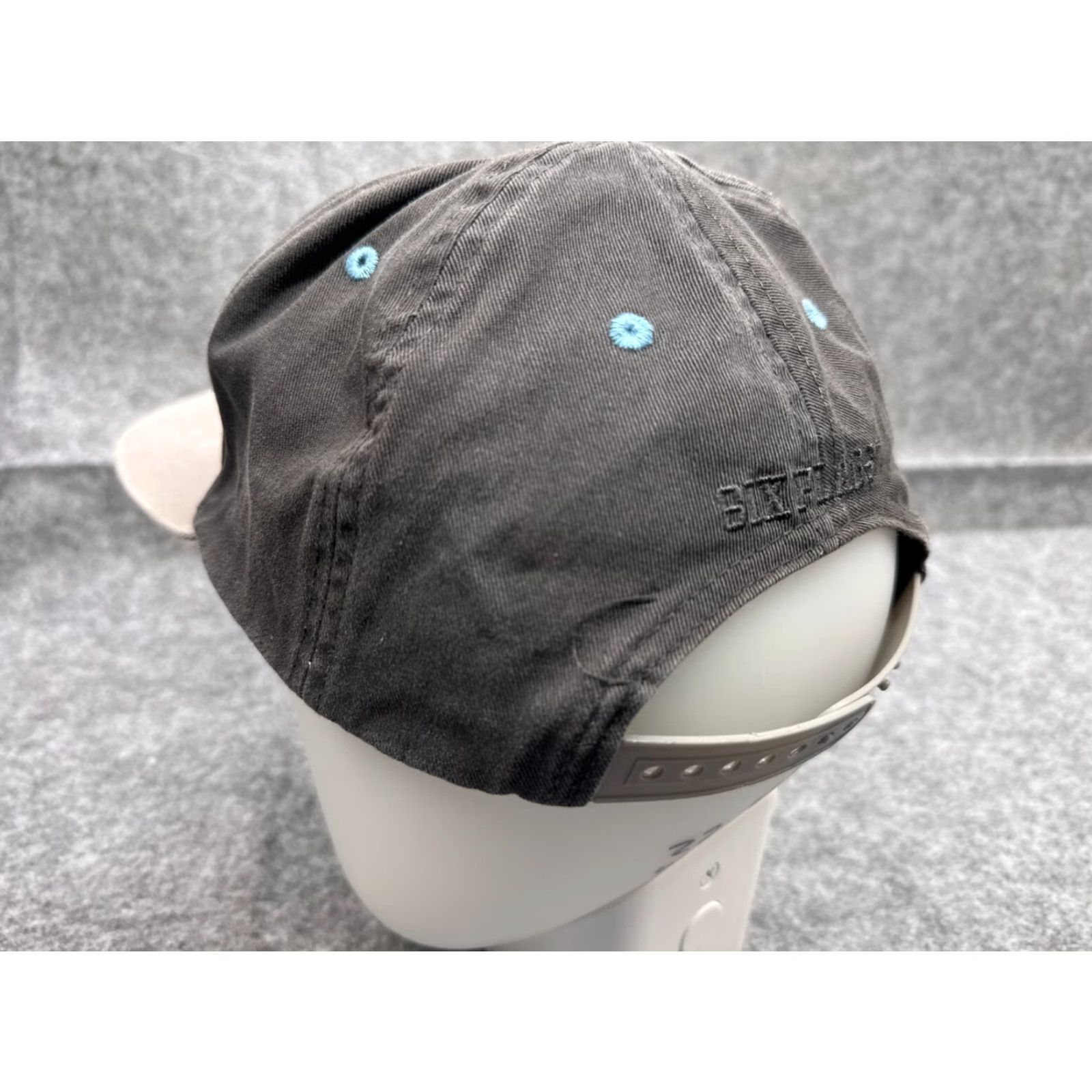 Vintage Six Flags Hat Adult One Size Gray Batman Cotton Twill Snap Back Size ONE SIZE - 6 Thumbnail