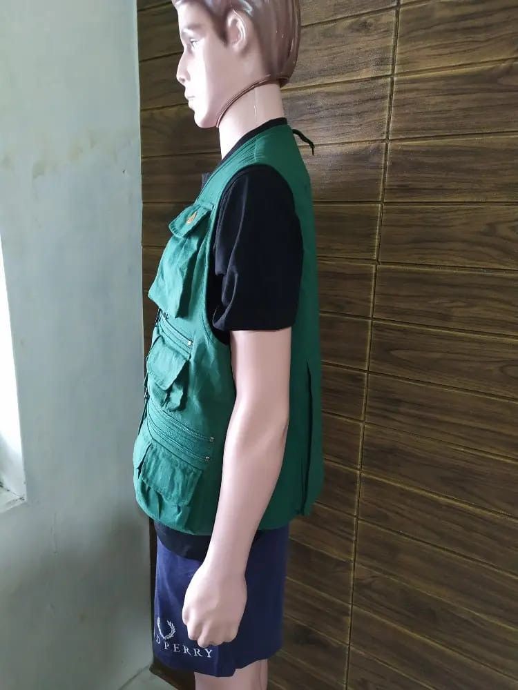 Vintage Tactical Parachute Multi Pocket Vest CAMFIS Japanese Brand Size US XL / EU 56 / 4 - 3 Thumbnail