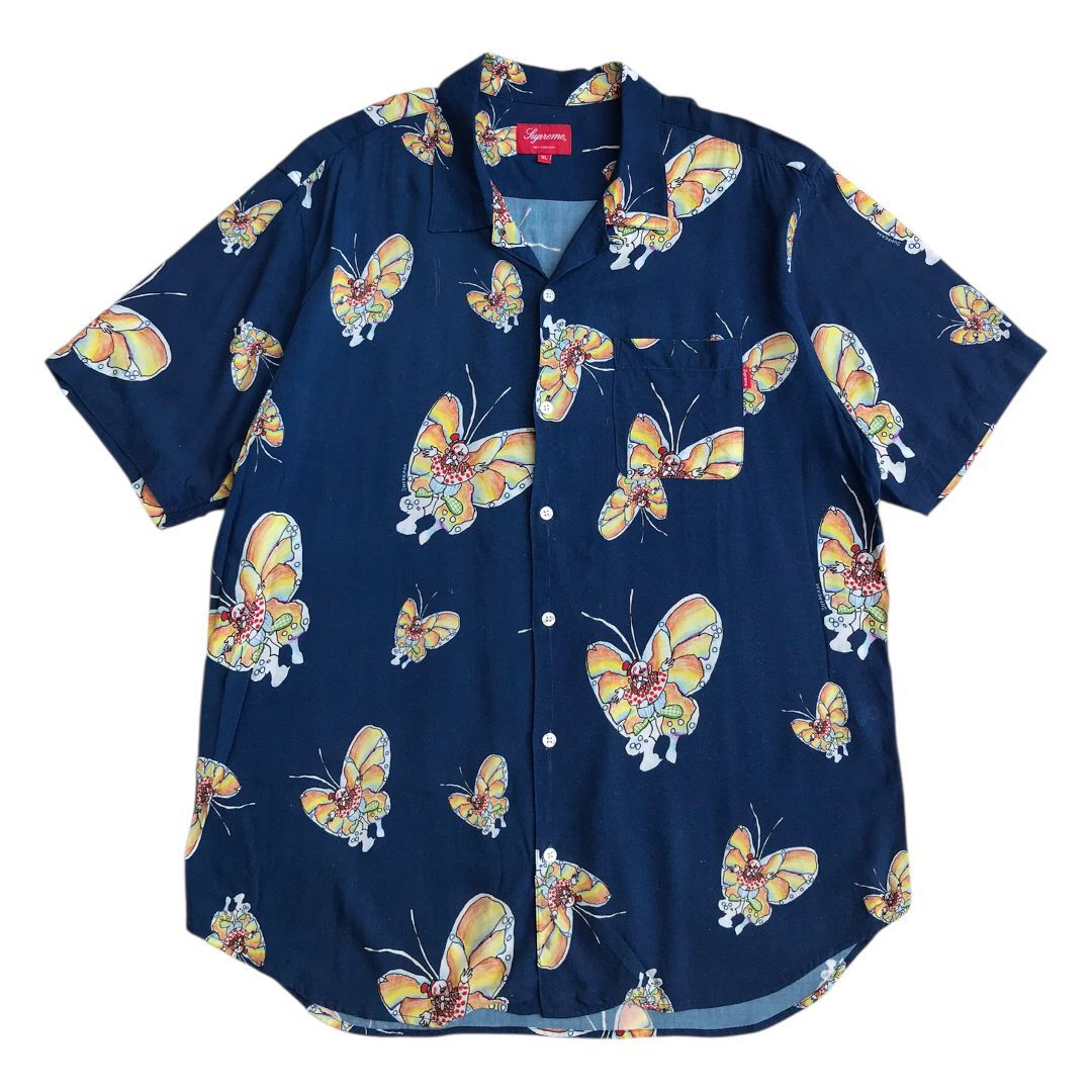 Supreme Supreme Gonz Butterfly Rayon Shirt Size US XL / EU 56 / 4 - 1 Thumbnail