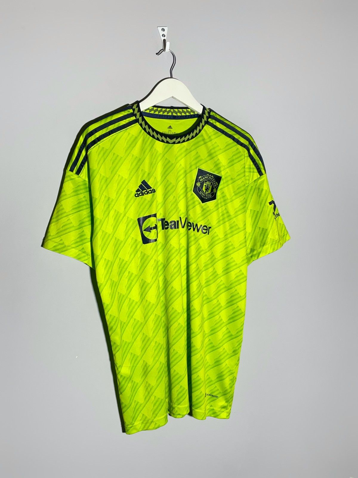 Adidas Manchester United Adidas 2022/23 Third Y2k Football Shirt Size US XXL / EU 58 / 5 - 2 Thumbnail