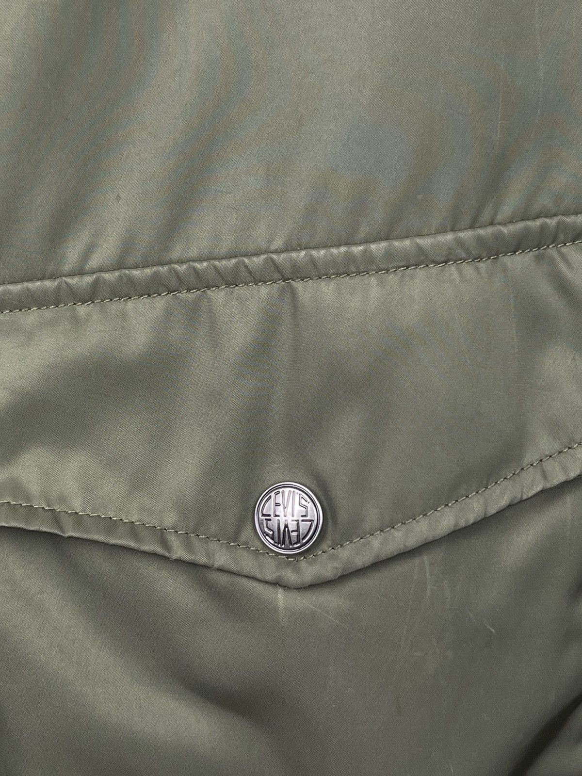 Levi's Levi’s Olive Full Zip Hooded Light Jacket Men’s Size Medium Size US M / EU 48-50 / 2 - 10 Thumbnail