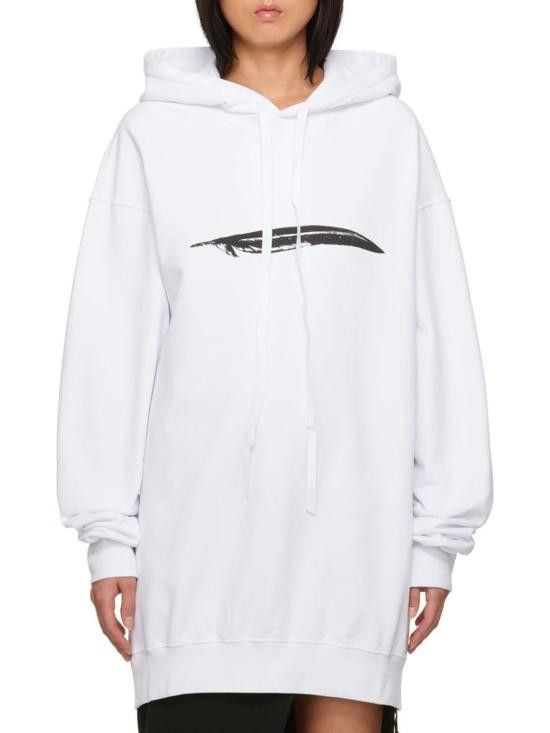 Ann Demeulemeester ANN DEMEULEMEESTER Women Hoodies B0011473FA185 WHITE Size XS / US 0-2 / IT 36-38 - 1 Thumbnail