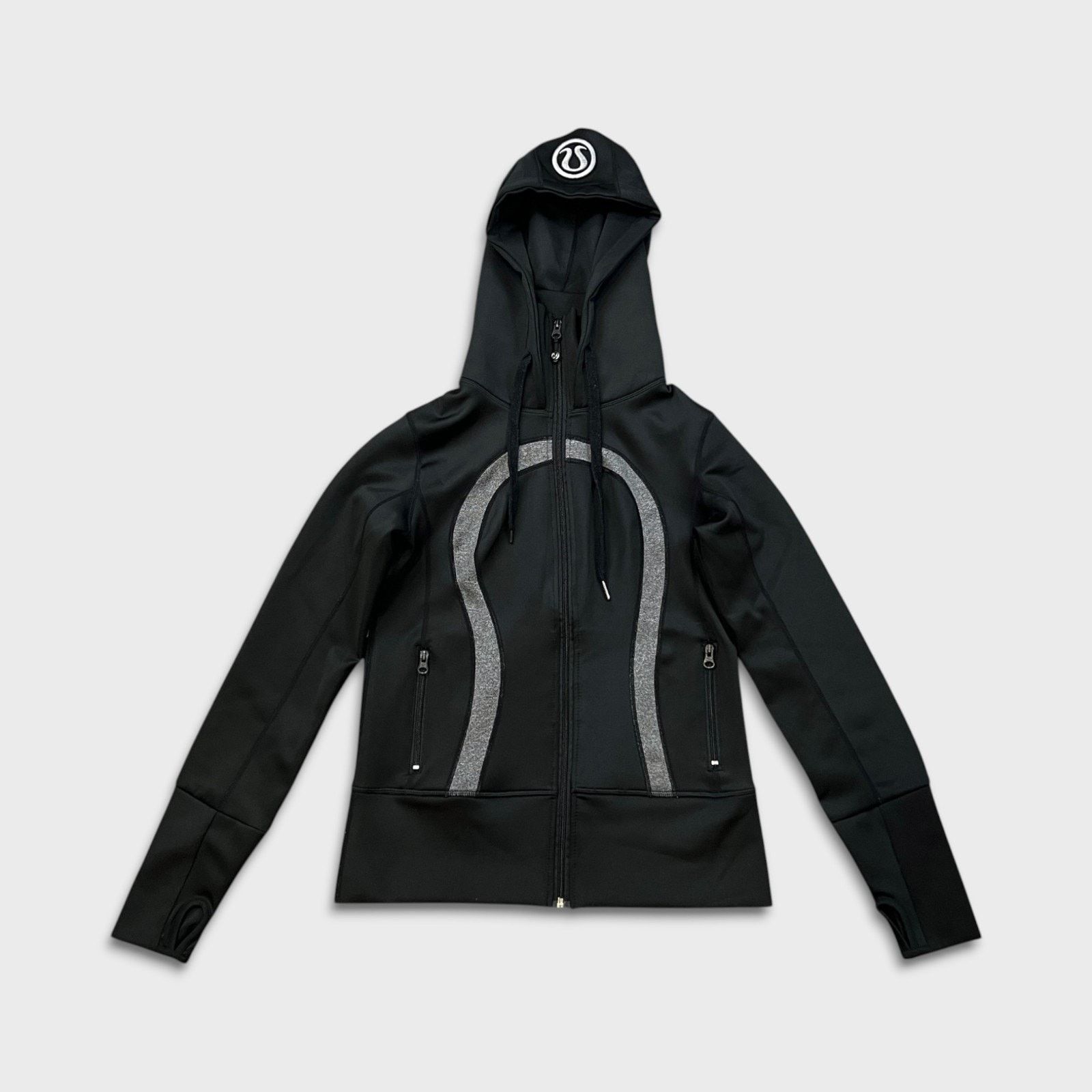 Lululemon Lululemon Stride Jacket sz 4 Black Full Zip Athletic Hoodie Size S / US 4 / IT 40 - 1 Thumbnail