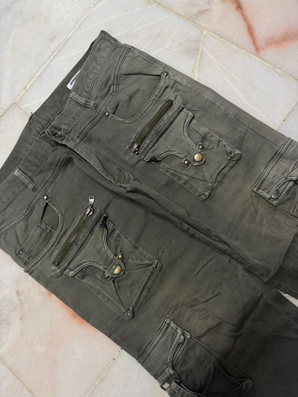 semanticdesign 💥Insane💥Thrashed Semantic Design Multipocket Cargo Size US 31 - 6 Thumbnail