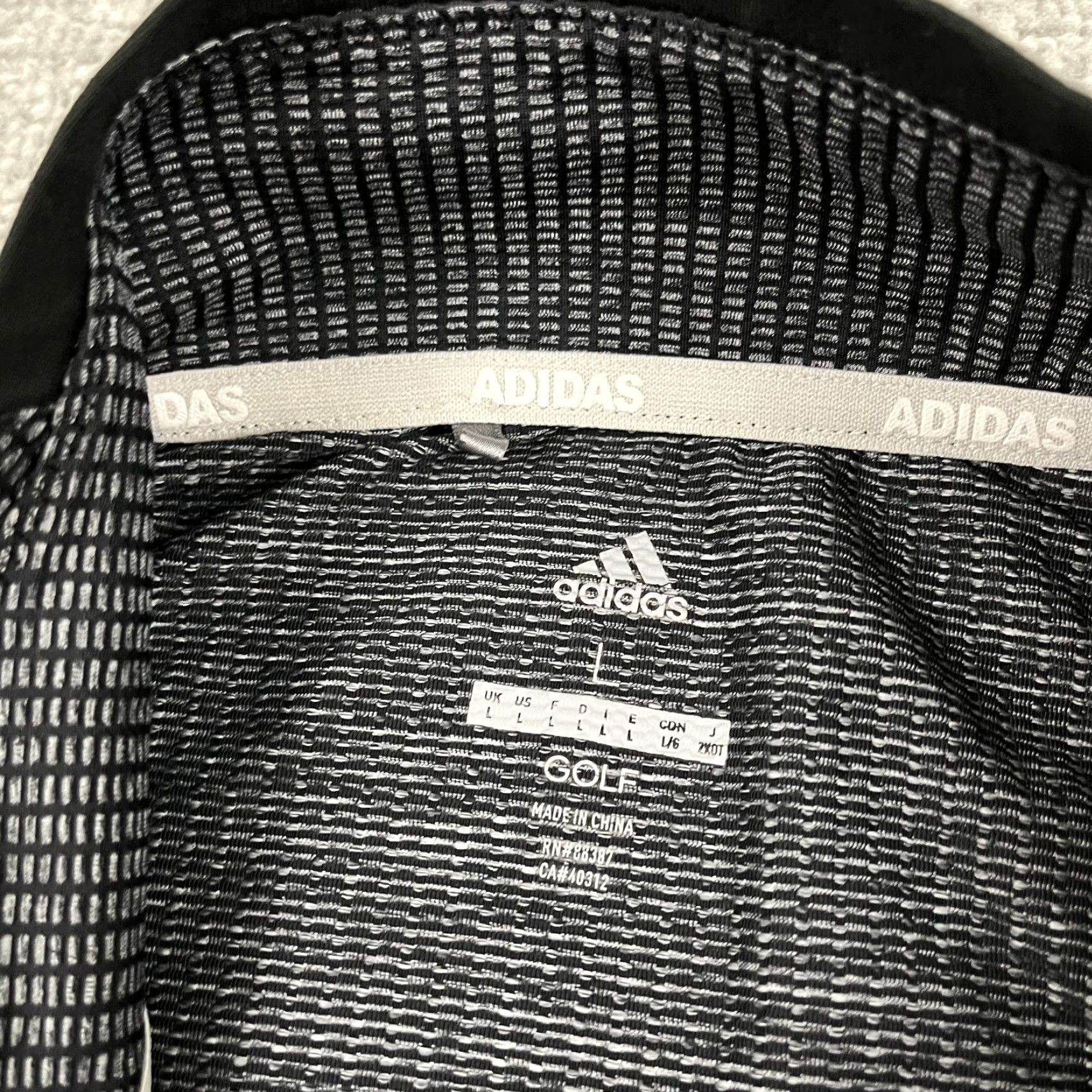 Adidas Adidas Golf Jacket Womens Large Black Quarter Zip Pullover Sport Size L / US 10 / IT 46 - 4 Thumbnail