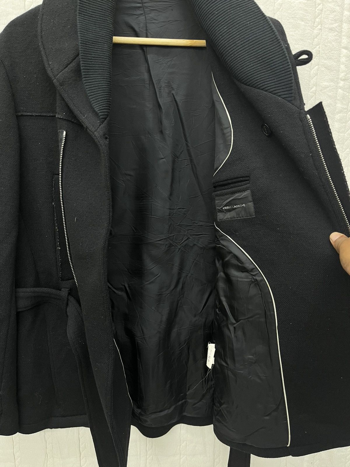 Kris Van Assche ARCHIVE🔥WOOL MELTON JACKET BY FORMER DIOR HOMME DIRECTOR Size US M / EU 48-50 / 2 - 7 Thumbnail