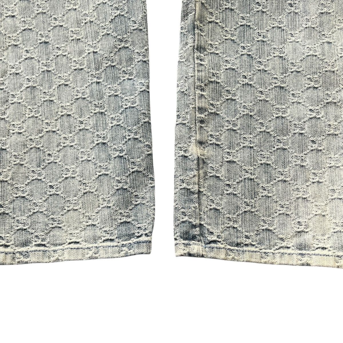 Gucci GUCCI 2022FW GG Pattern Jacquard Straight Denim Pants Size 25" / US 0 / IT 36 - 4 Thumbnail
