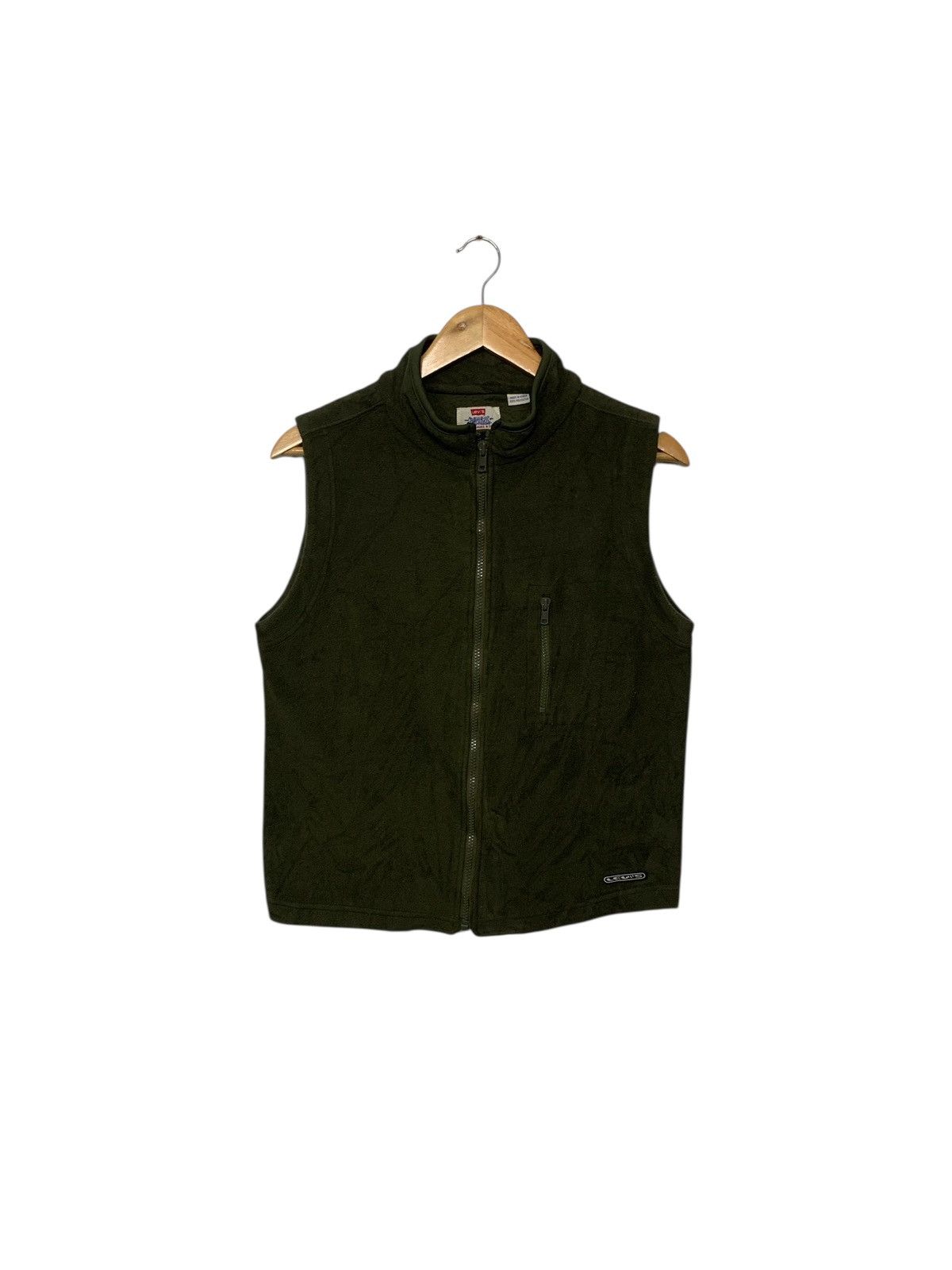Levi's Vintage 90's Levis Strauss & Co. Small Logo Fleece Vests Size US M / EU 48-50 / 2 - 1 Thumbnail