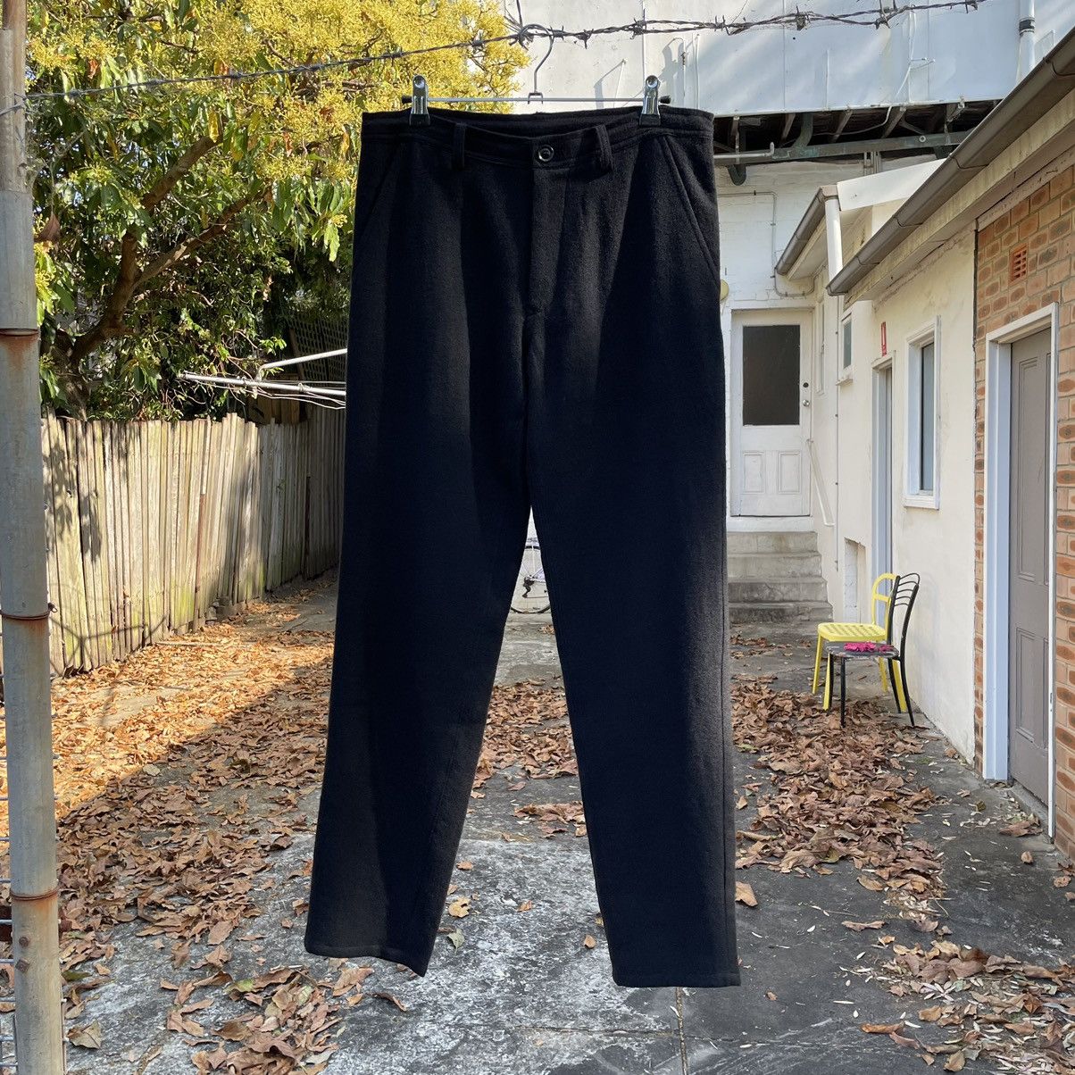 Y's × Yohji Yamamoto Y’s Yohji Yamamoto black wool trousers Size US 28 / EU 44 - 2 Thumbnail