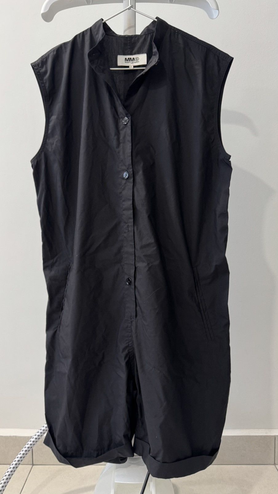 Maison Margiela MM6 Maison Margiela Black Short Jumpsuit Size XS / US 0-2 / IT 36-38 - 7 Thumbnail
