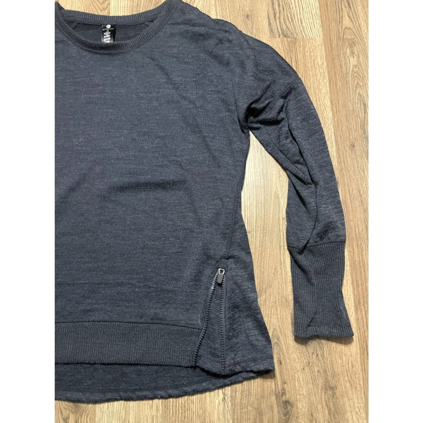 Alife Active Life Shirt Women's XL Black Long Sleeve Zip on the Side Shirt Activewear Pullover Womens XL Black Long Sleeve Zip on the Side 2000s? Size XL / US 12-14 / IT 48-50 - 4 Thumbnail