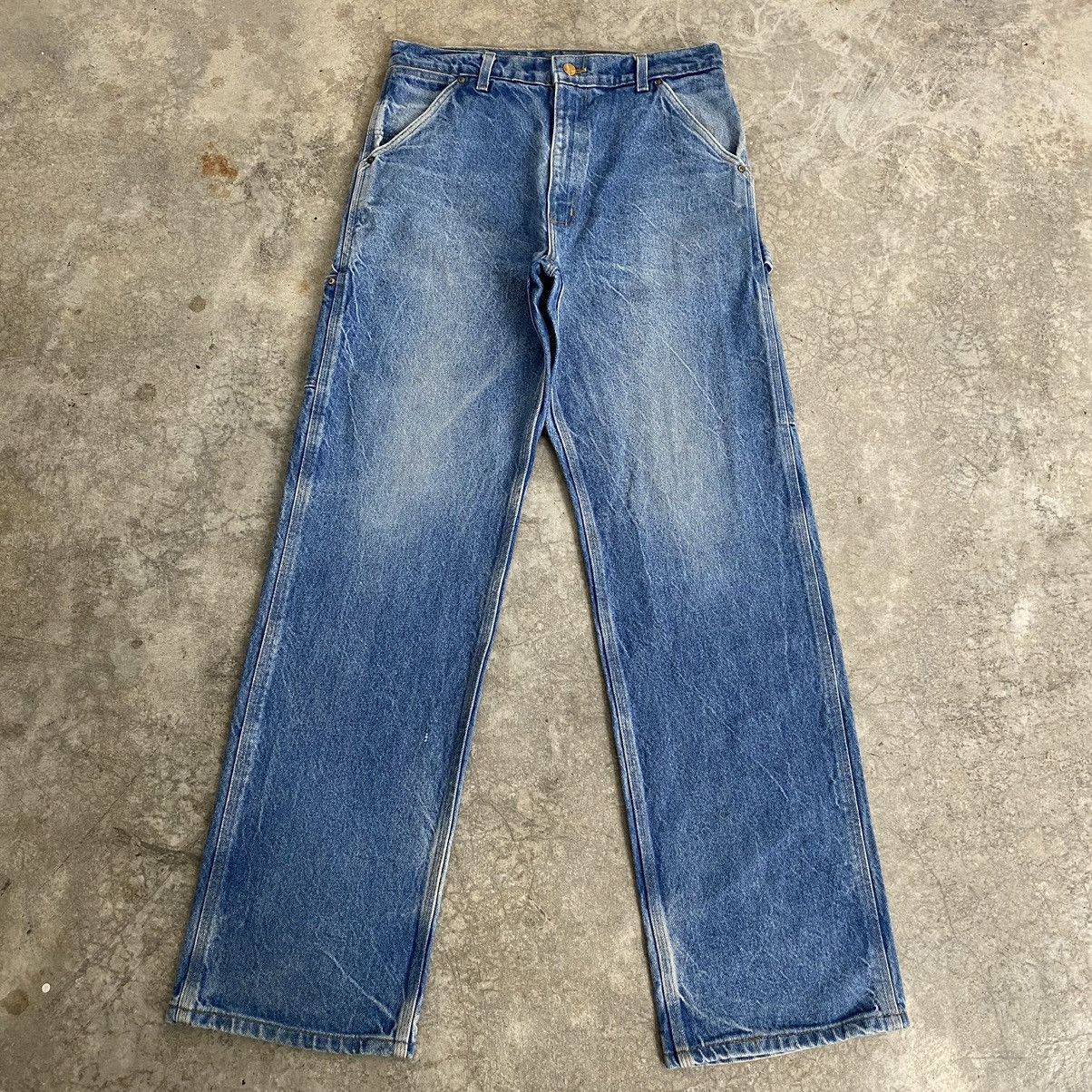 Carhartt Vintage Carhartt Faded Blue Carpenter Work Denim Jeans Size US 32 / EU 48 - 1 Thumbnail