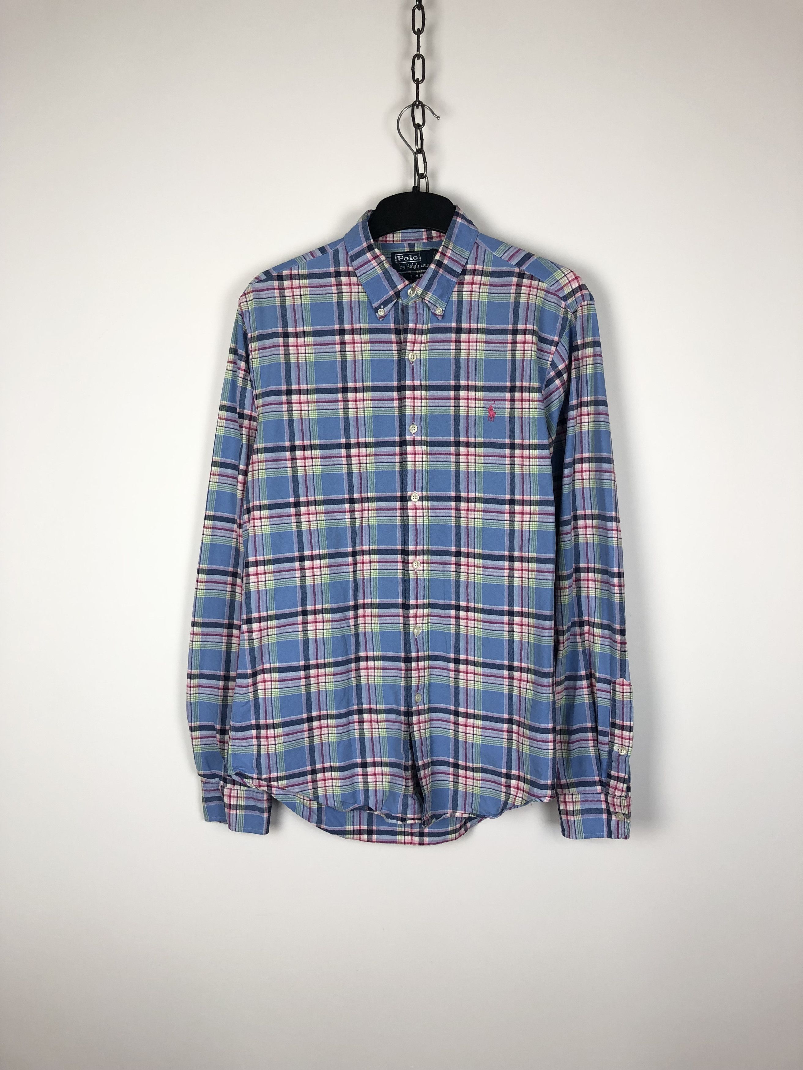 Polo Ralph Lauren Polo Ralph Lauren Vintage Check Shirt Slim Fit size M Size US M / EU 48-50 / 2 - 1 Thumbnail