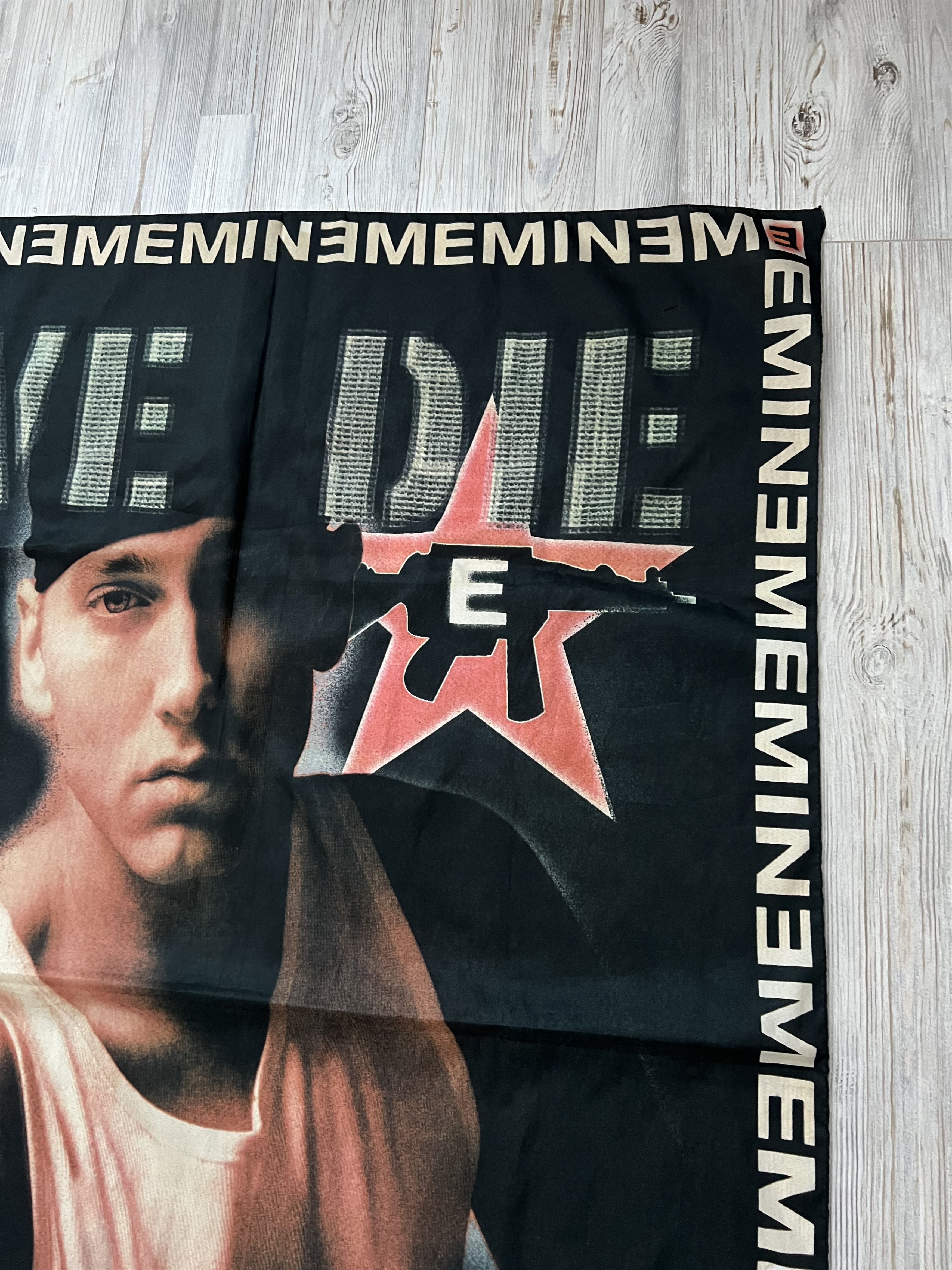 Eminem 2003 Eminem Concert Banner Poster We Die Alone Slim Shady Size ONE SIZE - 4 Thumbnail