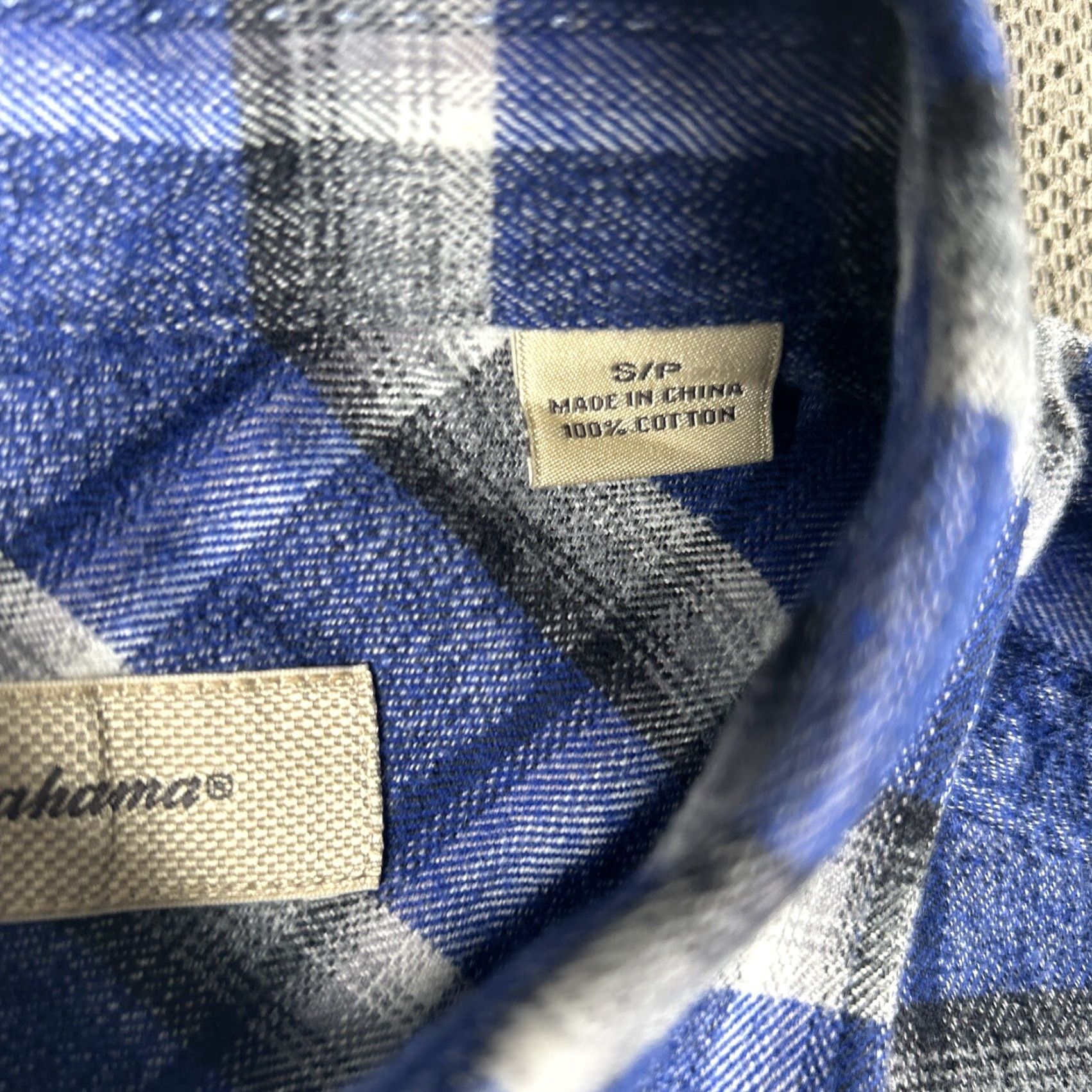 Tommy Bahama Tommy Bahama Long Sleeve Shirt Men S Blue Plaid Flannel Button Up Size US S / EU 44-46 / 1 - 4 Thumbnail