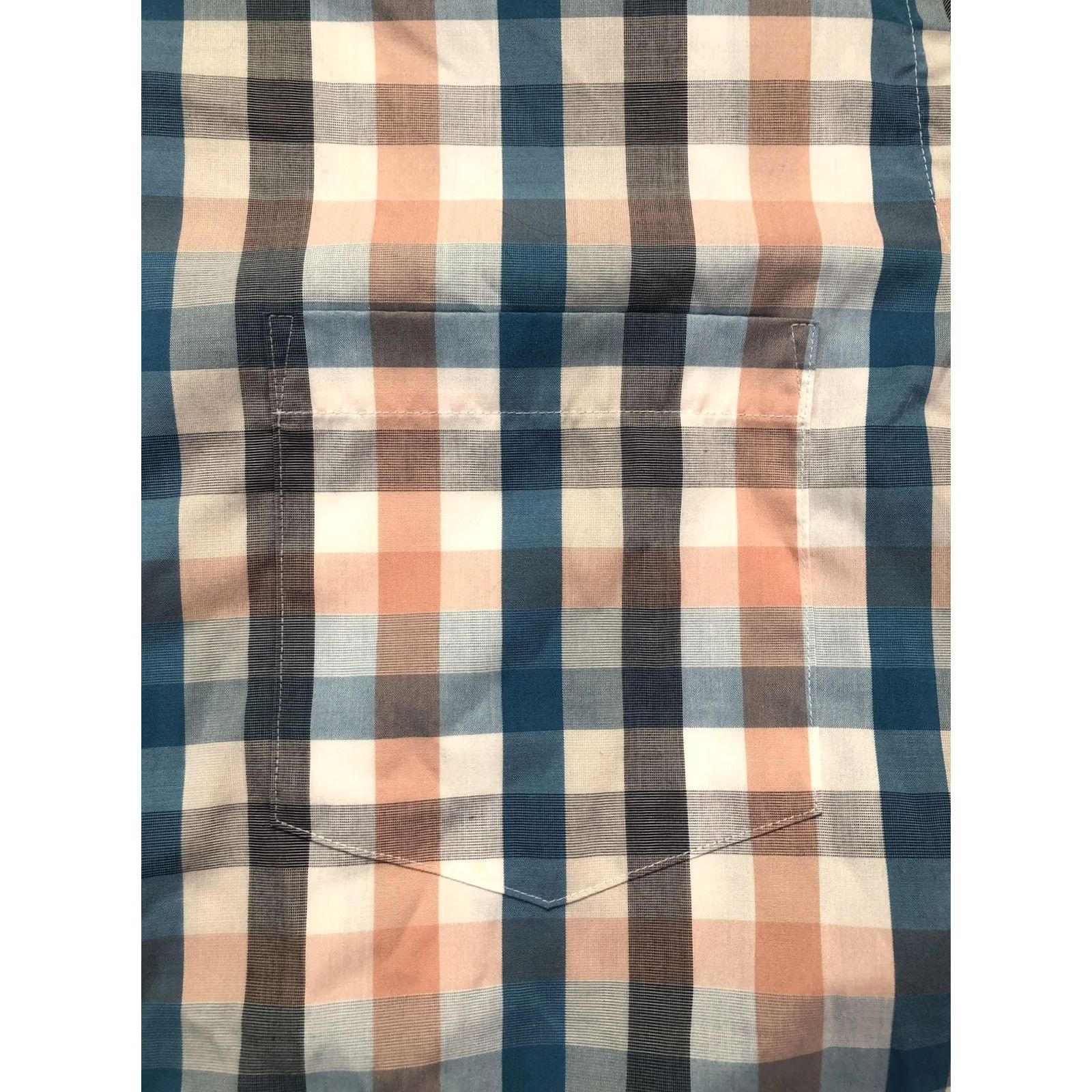 Charles Tyrwhitt Charles Tyrwhitt Shirt Mens M Multicolor Check Short Sleeve Button-Down Non-Iron Slim Fit Size US M / EU 48-50 / 2 - 6 Thumbnail