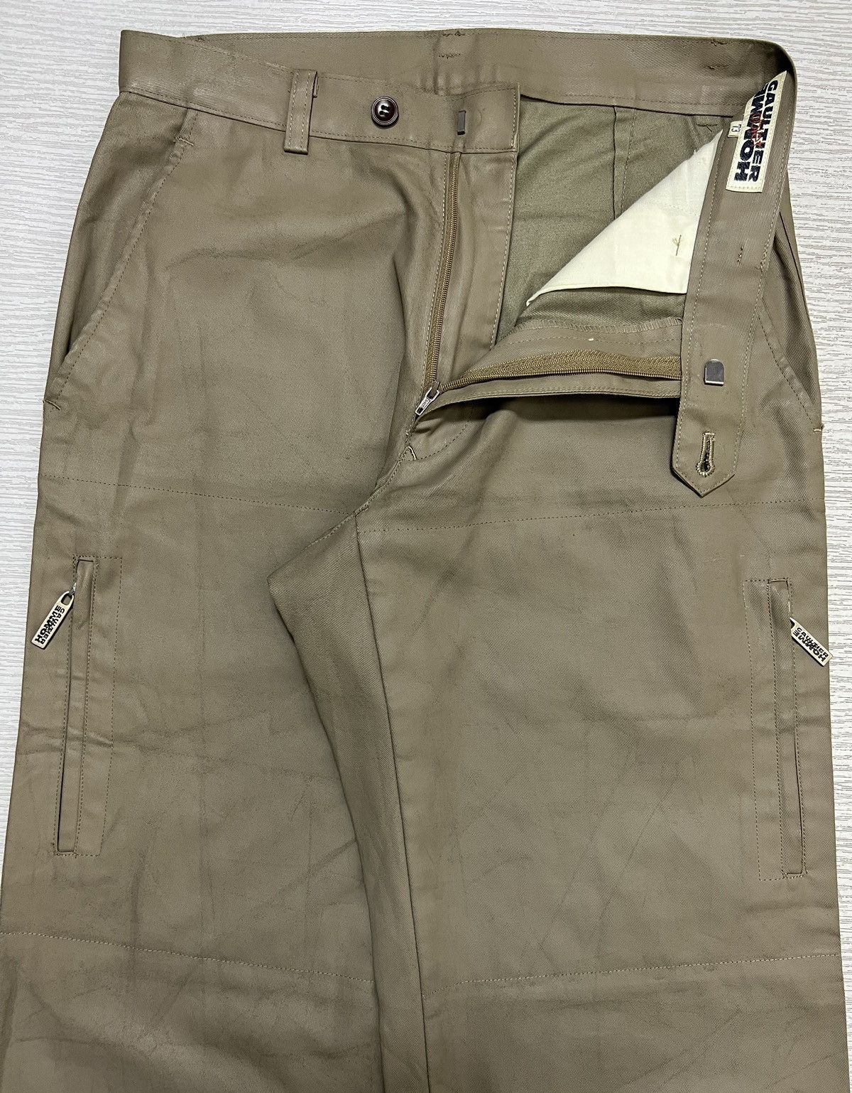 Gaultier Homme Objet Jean Paul Gaultier Homme Objet - Zip Cargo Patented Trouser Size US 28 / EU 44 - 5 Thumbnail