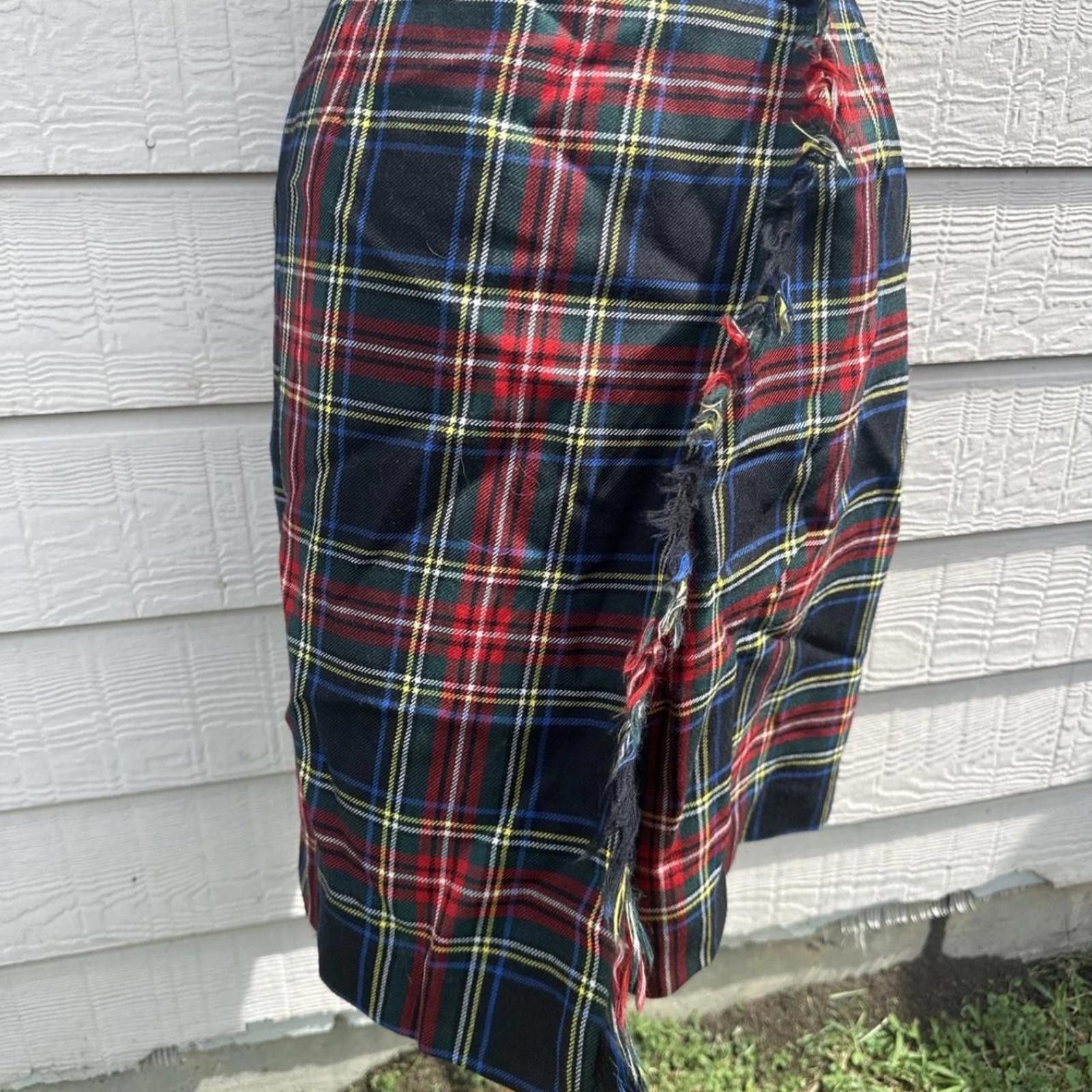 Other Rafaella Skirt 8 Red Plaid Waist Christmas J Crew Dupe Size 30" / US 8 / IT 44 - 1 Thumbnail