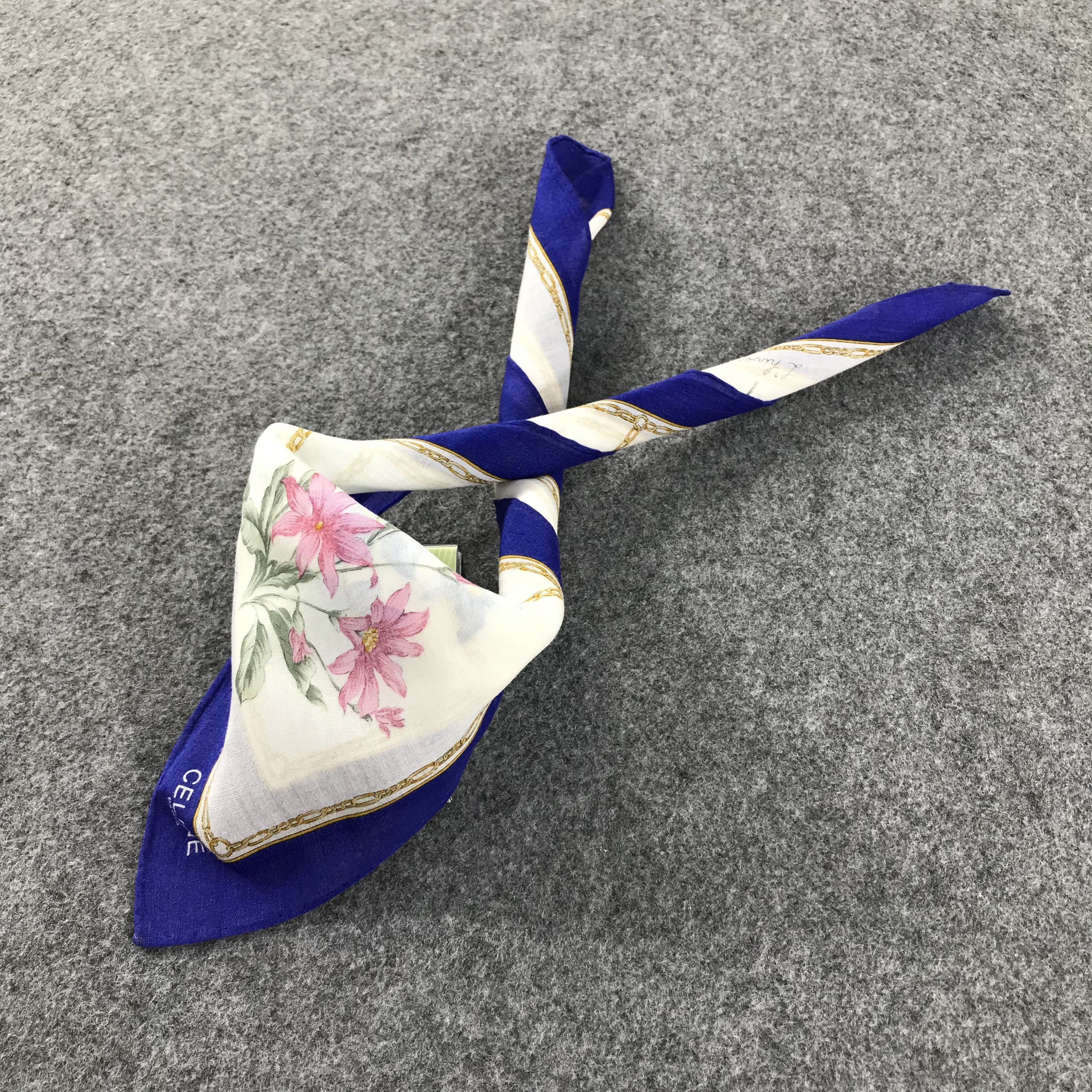 Celine Celine Handkerchief Neckerchief Bandana H324 Size ONE SIZE - 3 Thumbnail