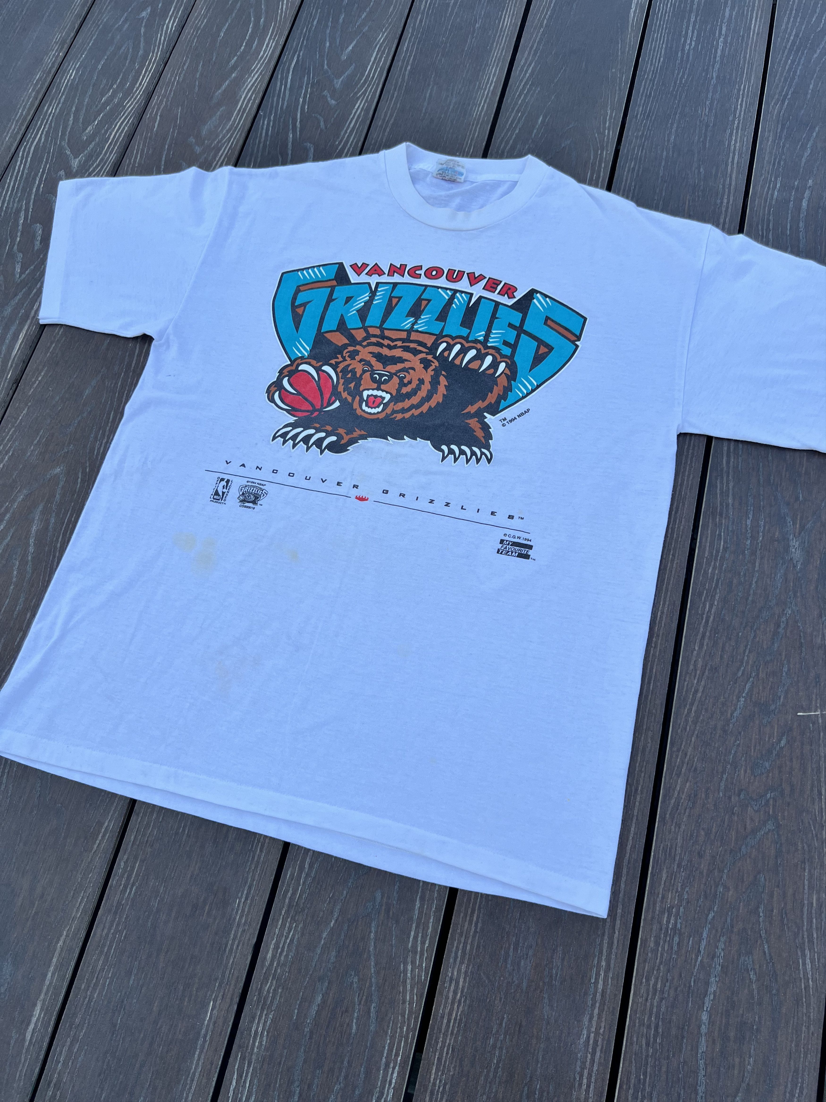 NBA Vintage 1994 Vancouver Grizzlies Size US XL / EU 56 / 4 - 4 Thumbnail
