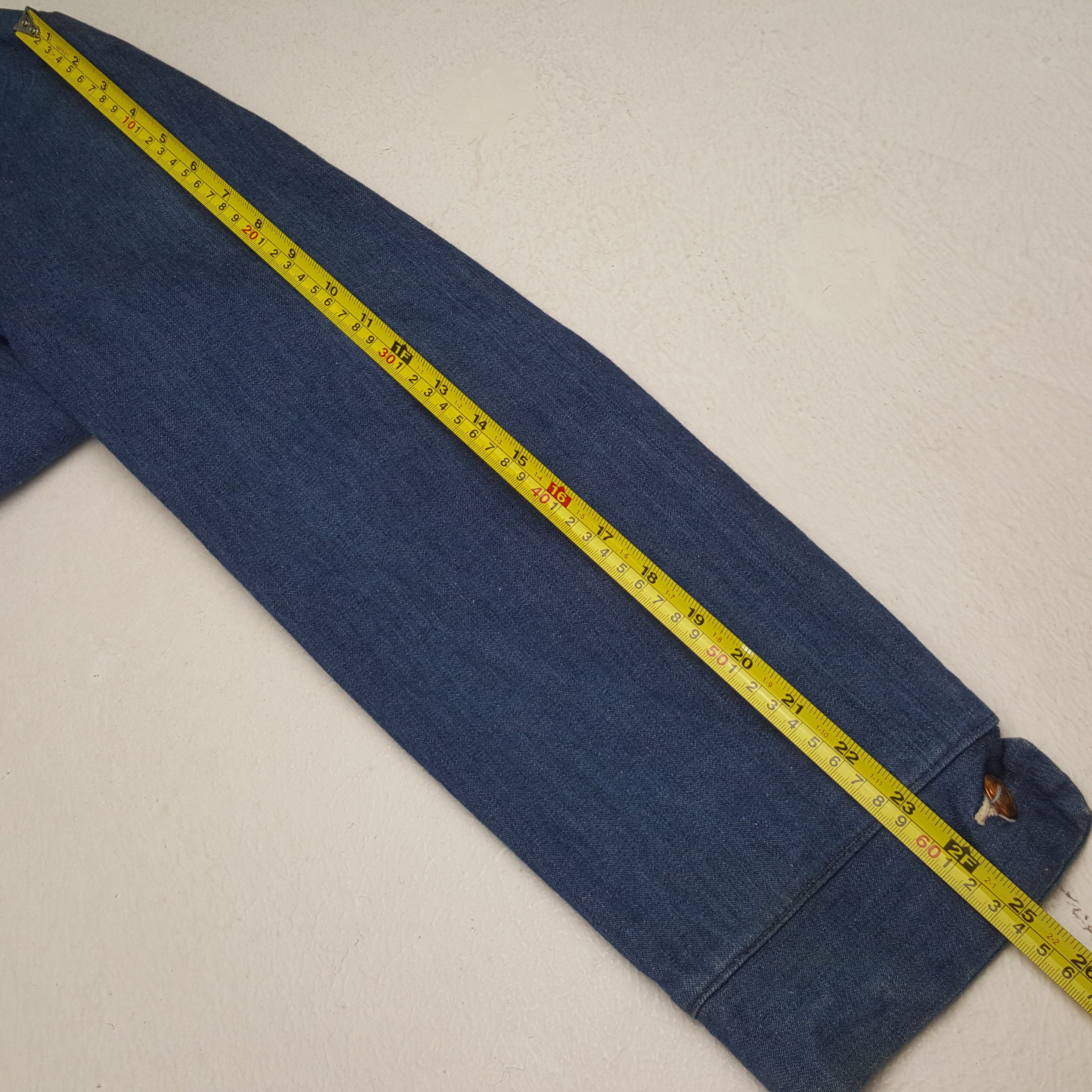 Vintage Streetwear Pocket Design Denim Jacket Style RR9 Size US L / EU 52-54 / 3 - 6 Thumbnail