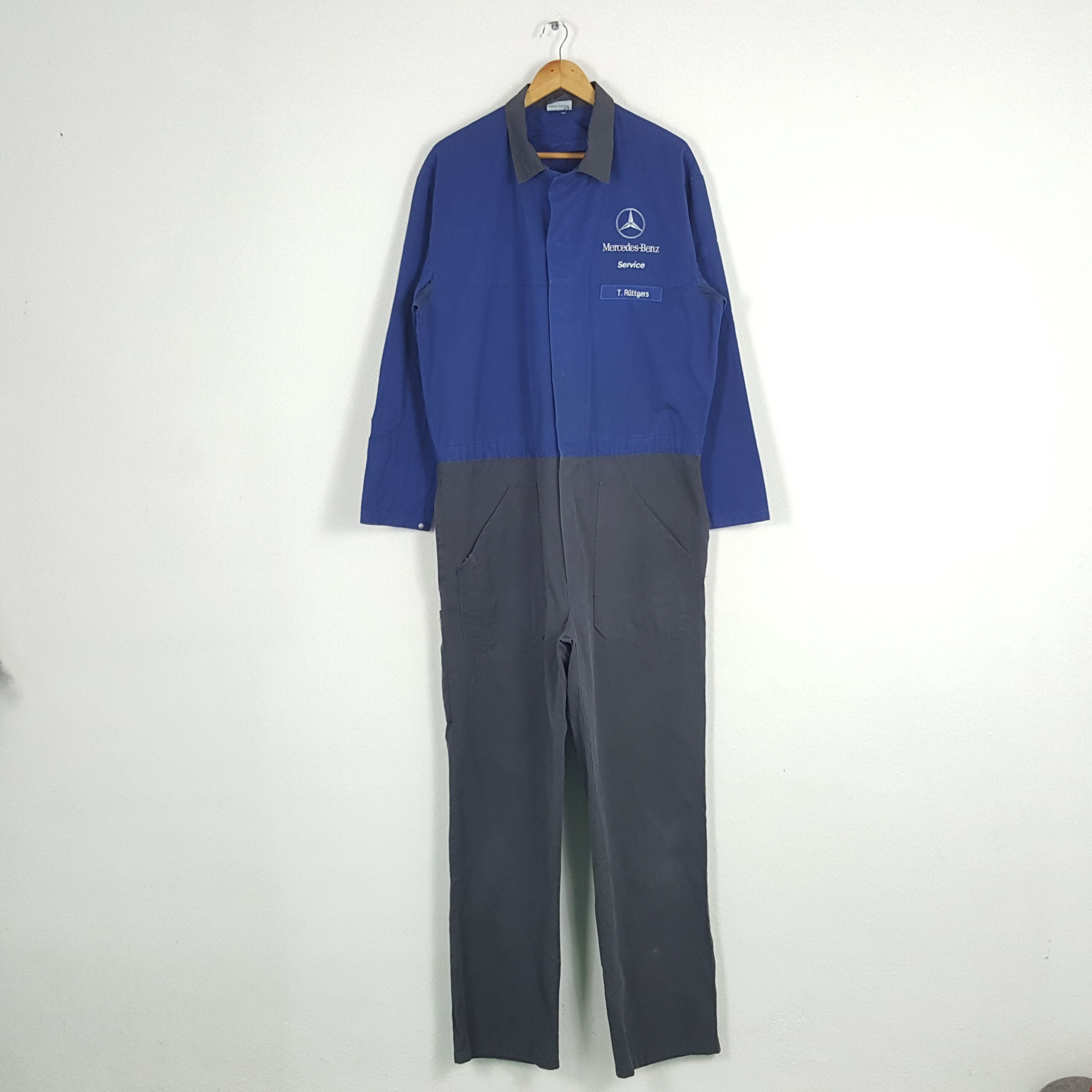 Mercedes-Benz × Vintage Vintage Mercedes- Benz Germany Motorsports Coverall Jacket Size US L / EU 52-54 / 3 - 1 Thumbnail