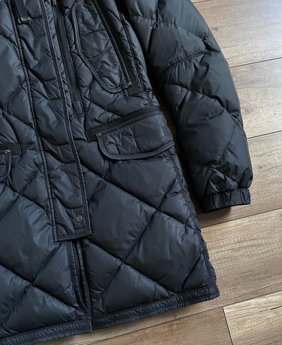 Parajumpers Parajumpers Womens Quilted Down Fur Hooded Parka Jacket Size S / US 4 / IT 40 - 6 Thumbnail