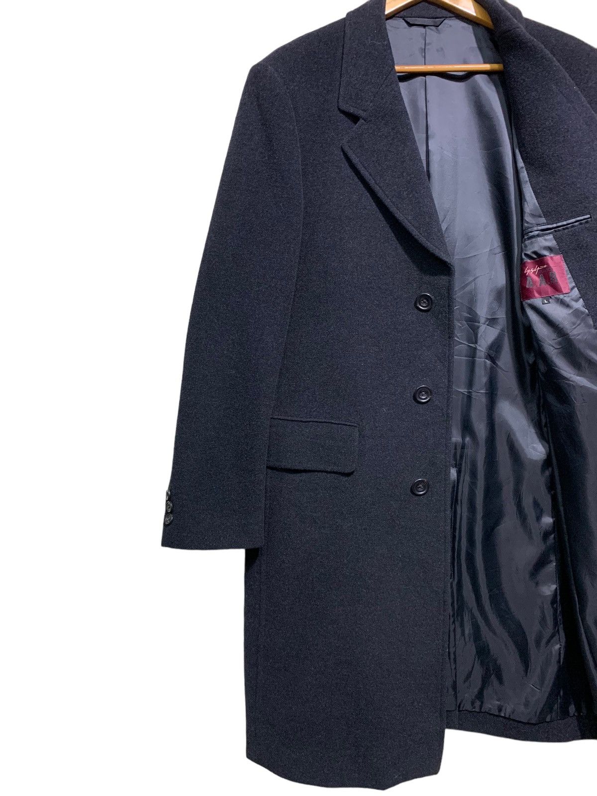 Yohji Yamamoto 🔥YOHJI YAMAMOTO WOOL OVERCOATS Size US M / EU 48-50 / 2 - 4 Thumbnail