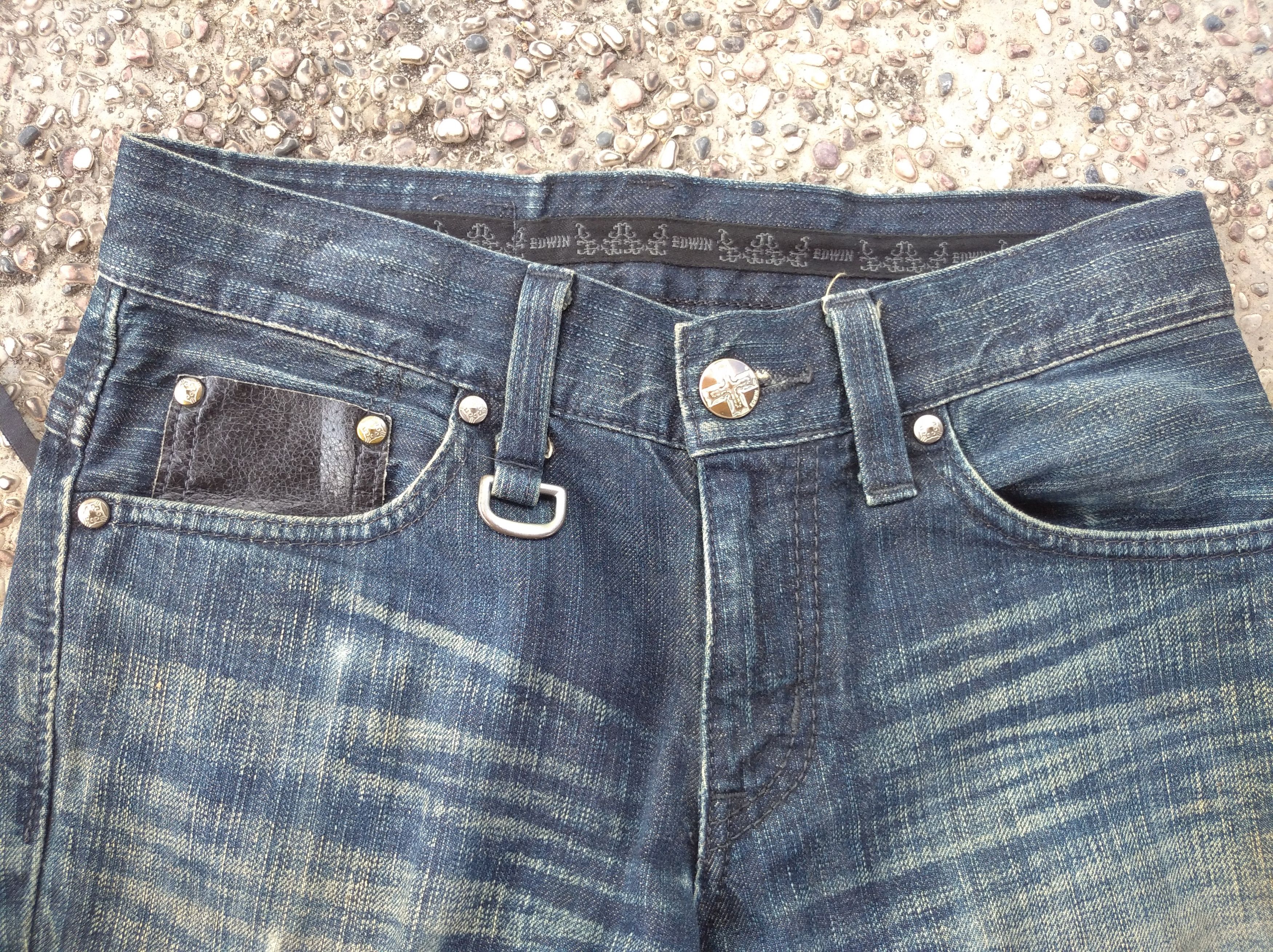 Edwin × If Six Was Nine × Japanese Brand EDWIN XVS FADED Blue JEANS VERY RARE Size US 26 / EU 42 - 5 Thumbnail