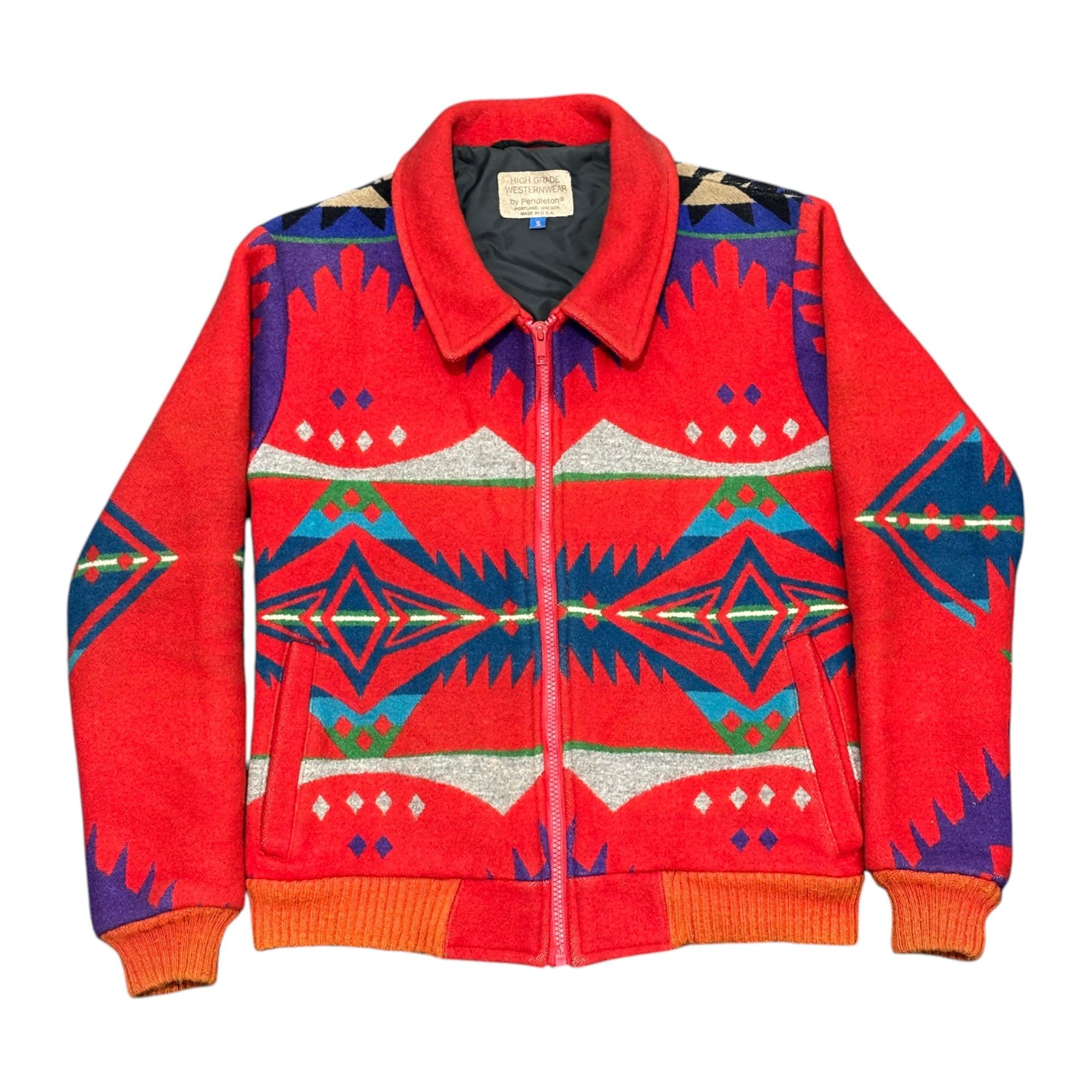 Pendleton 80's Vintage Pendleton High Grade Western Wear Navajo Native Size US S / EU 44-46 / 1 - 1 Thumbnail