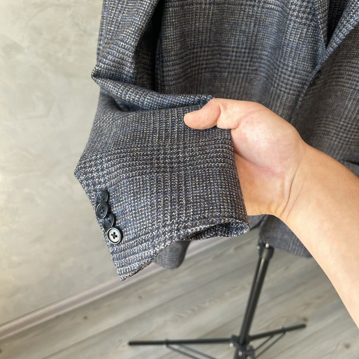 Corneliani Corneliani Gate Sport Coat 54R Check Wool – Model XY7390 Size US L / EU 52-54 / 3 - 8 Thumbnail