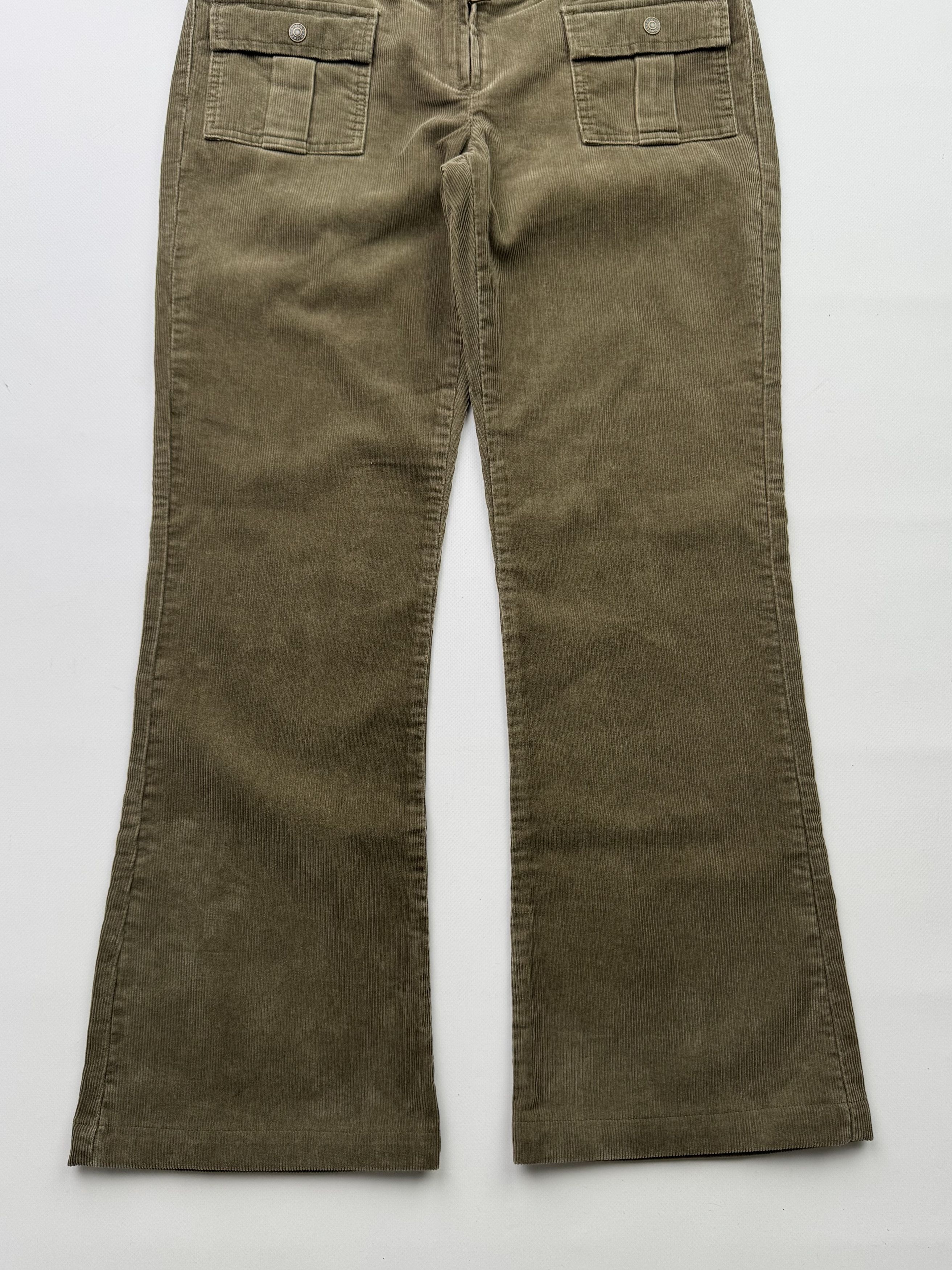 Hysteric Glamour Vintage Flare Corduroy Pants With Wide Belt B738(V276)E2 Size 30" / US 8 / IT 44 - 3 Thumbnail