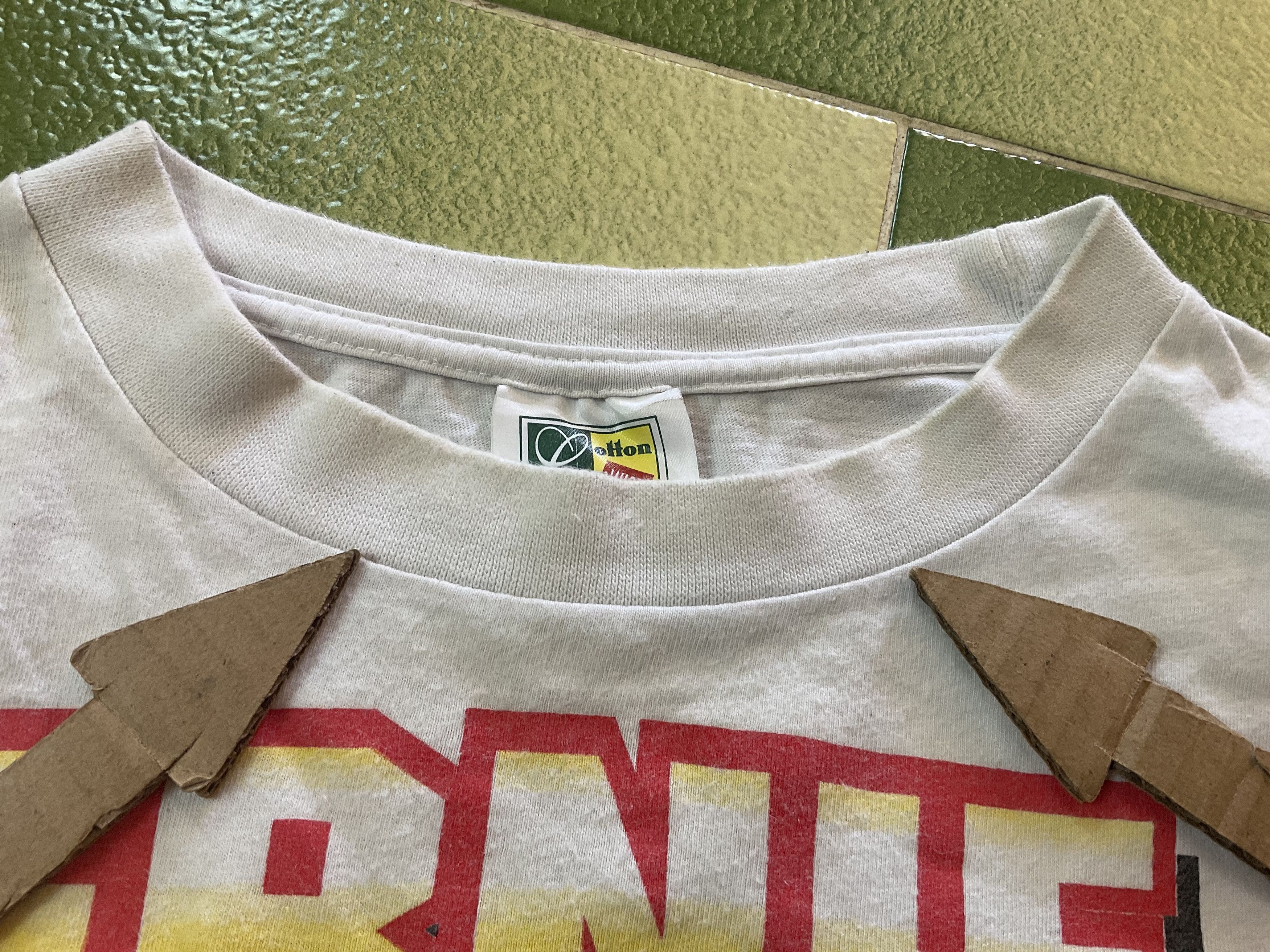 NASCAR Vintage 1998 Ernie Irvan #36 Skittles Racing Team Tshirt Size US XL / EU 56 / 4 - 7 Thumbnail