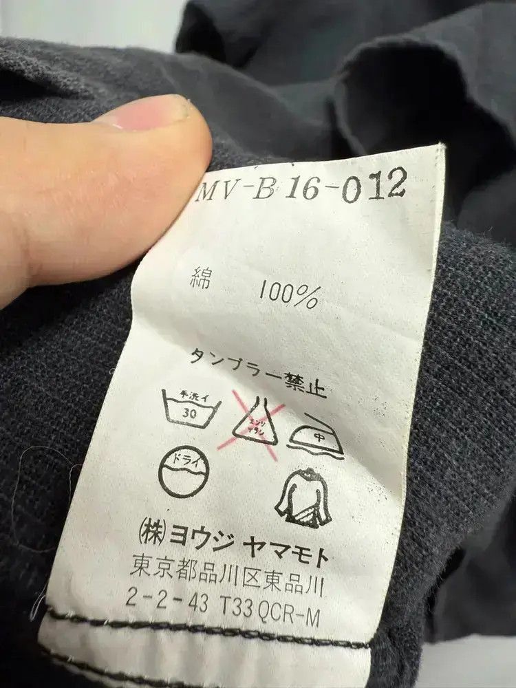 Yohji Yamamoto Sz 3 Yohji Yamamoto Y's Vintage Wash Shirt Jacket-2507 Size US L / EU 52-54 / 3 - 5 Thumbnail