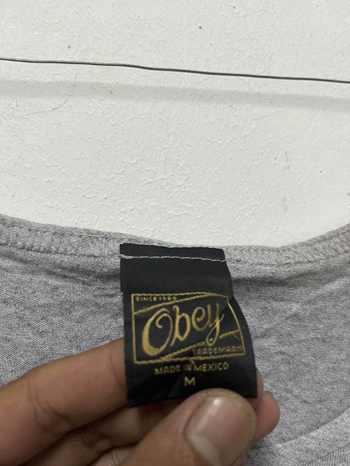 Japanese Brand Tank Tops Obey Size M / US 6-8 / IT 42-44 - 2 Thumbnail